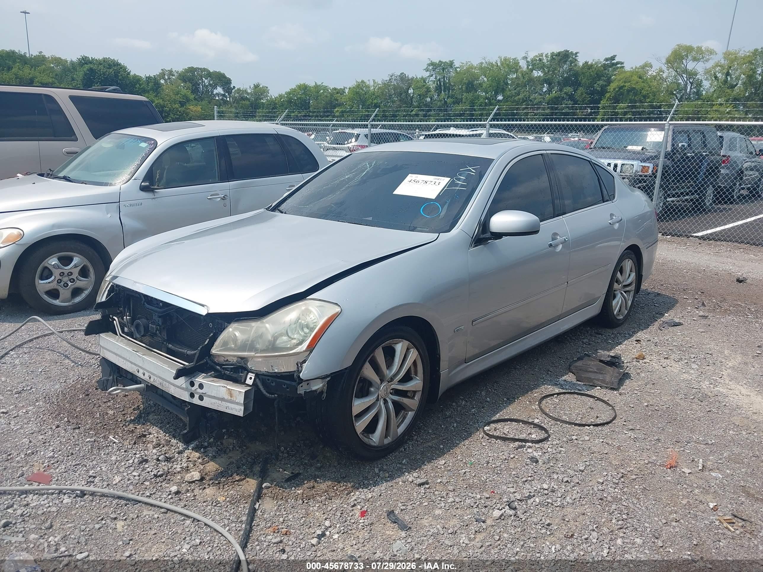 2009 Infiniti M35   Silver vin: JNKCY01E79M802601