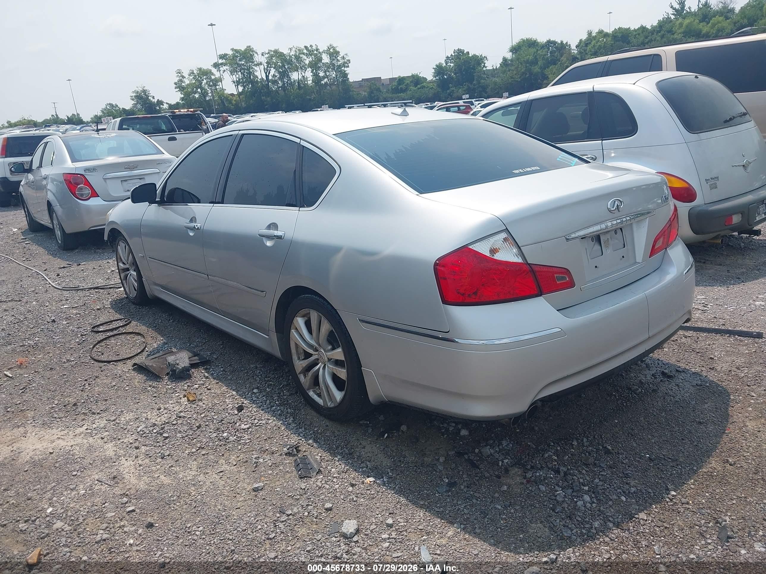 2009 Infiniti M35   Silver vin: JNKCY01E79M802601