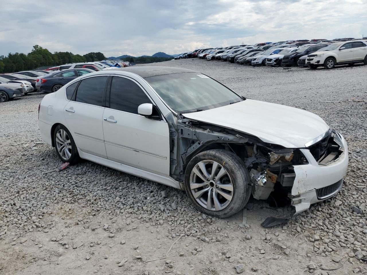 2009 Infiniti M35 Base White vin: JNKCY01E79M802680