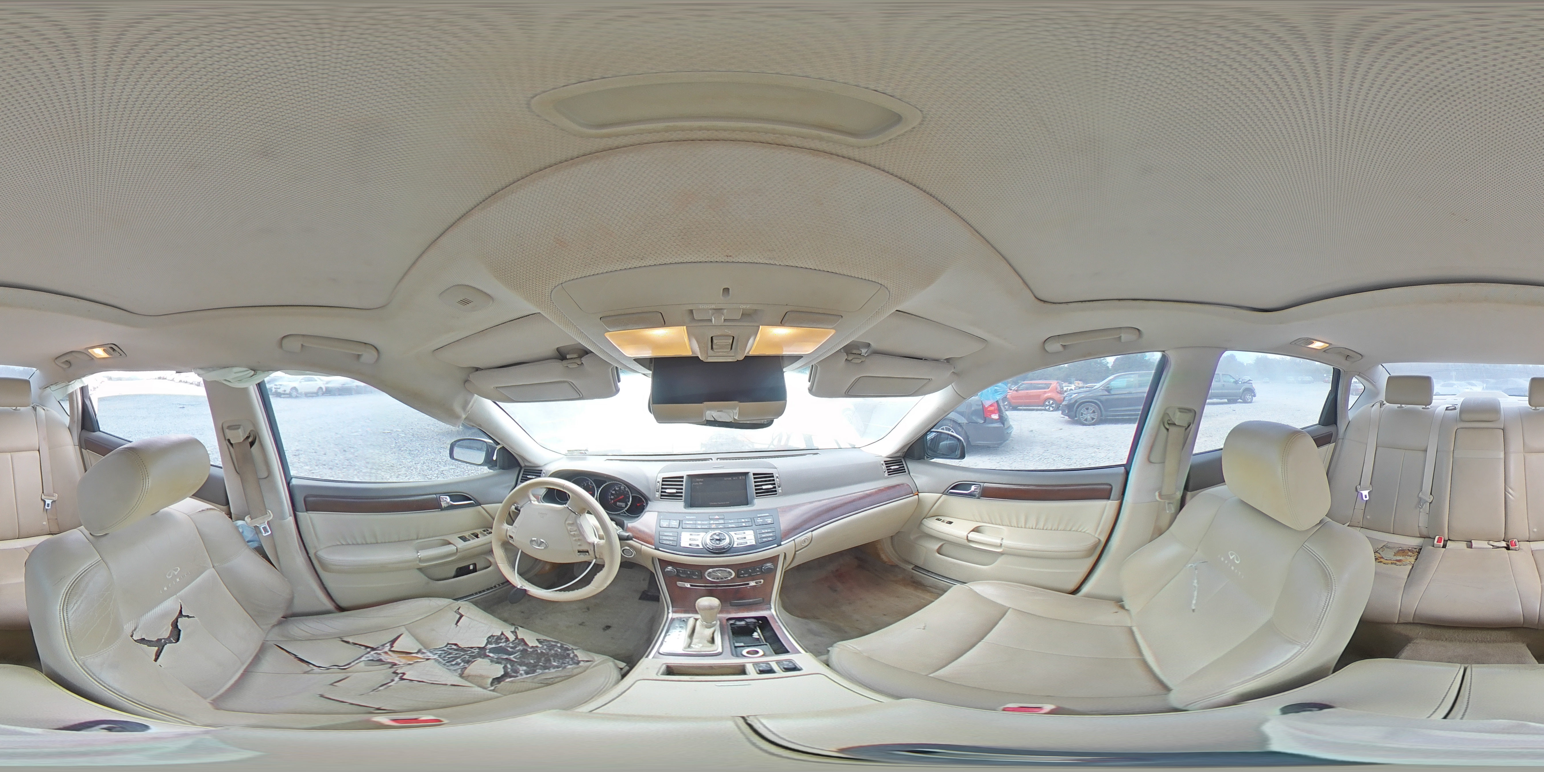 2009 Infiniti M35 Base White vin: JNKCY01E79M802680