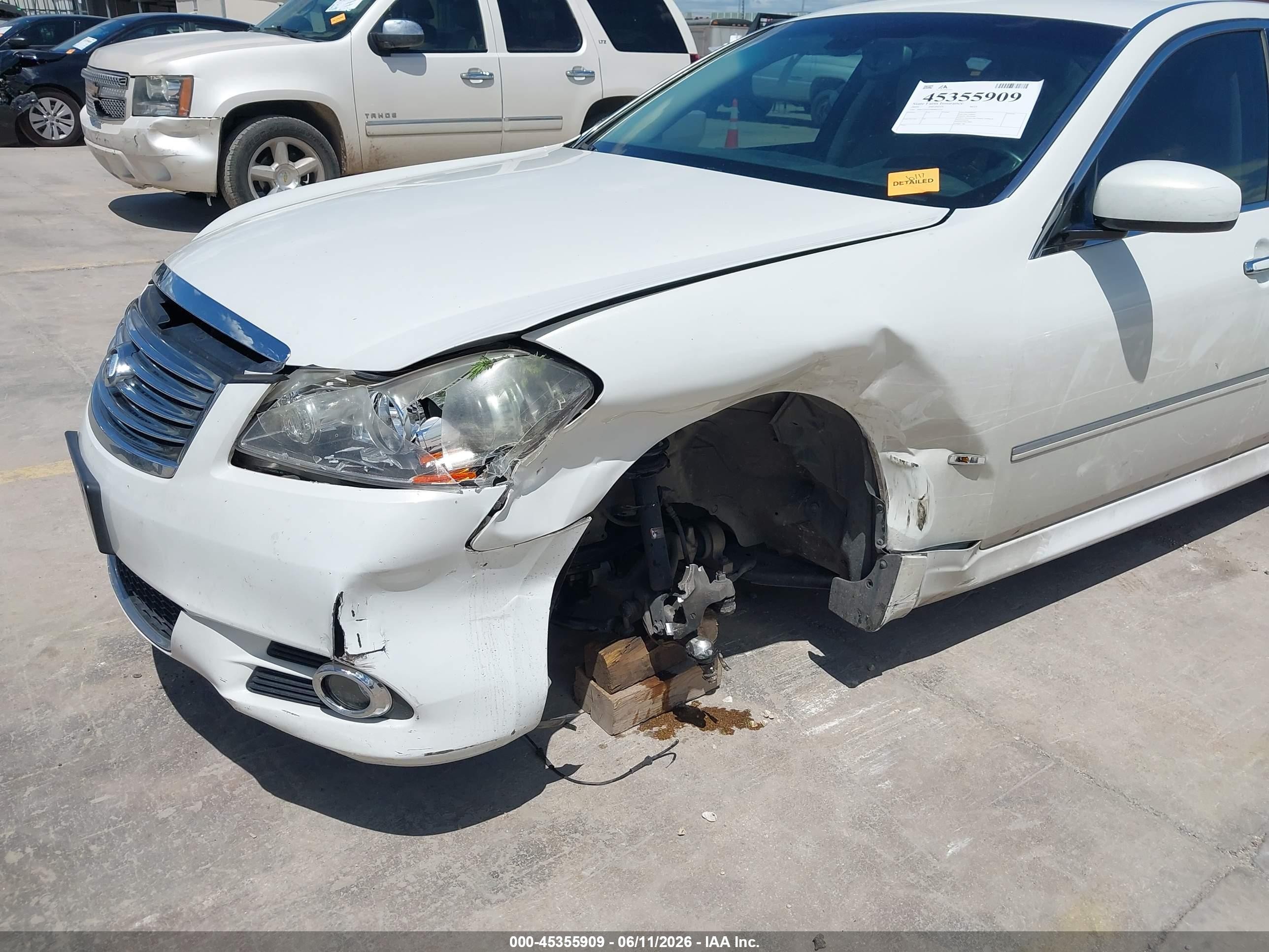 2009 Infiniti M35 White vin: JNKCY01E99M802101