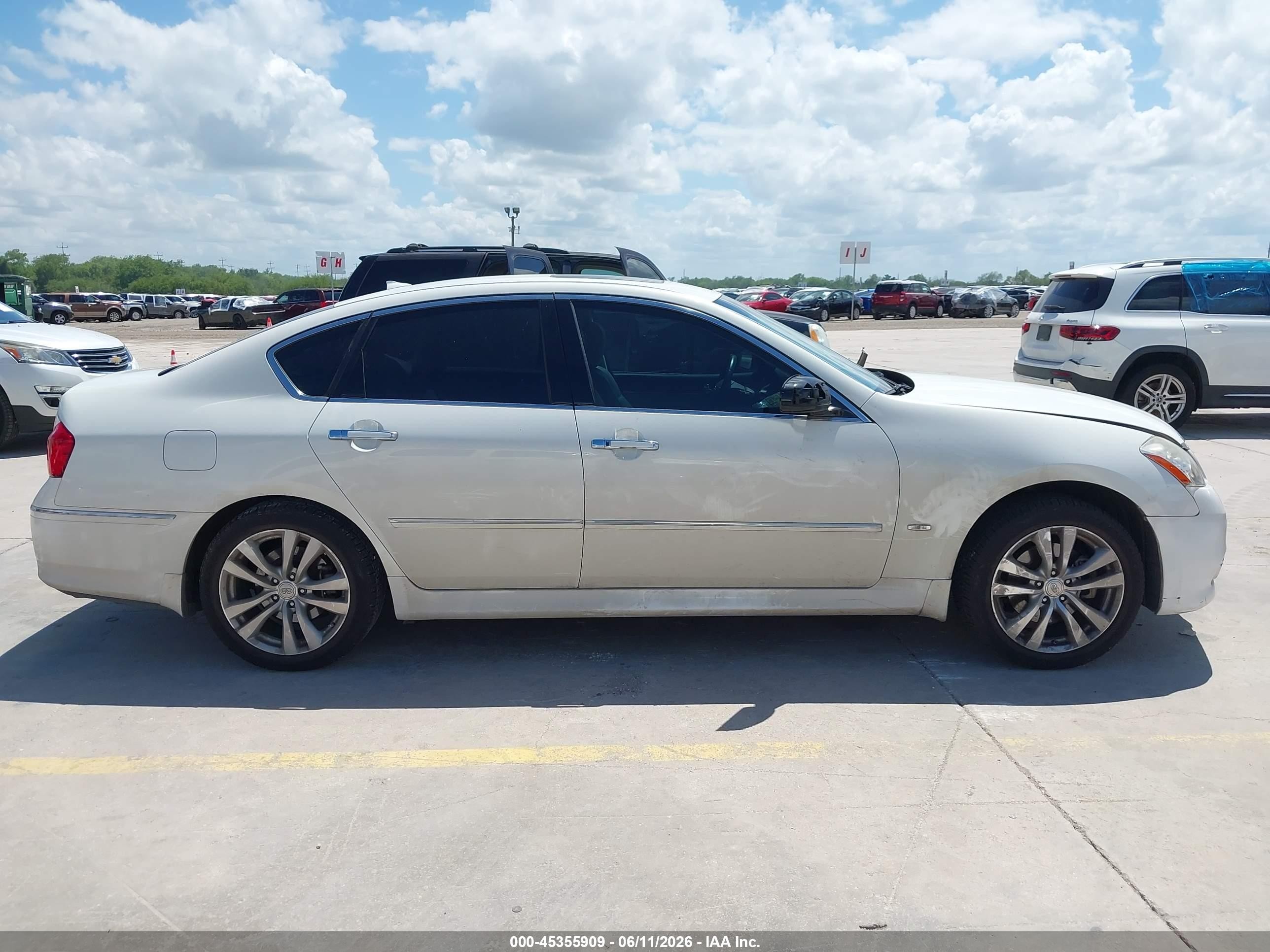 2009 Infiniti M35 White vin: JNKCY01E99M802101
