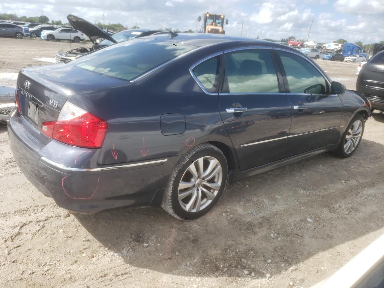 2009 Infiniti M35 Base Blue vin: JNKCY01EX9M800843