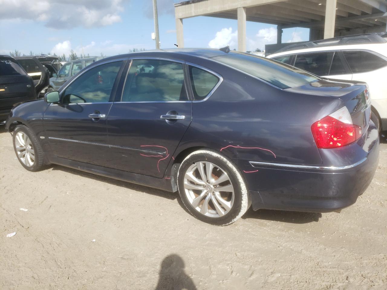 2009 Infiniti M35 Base Blue vin: JNKCY01EX9M800843