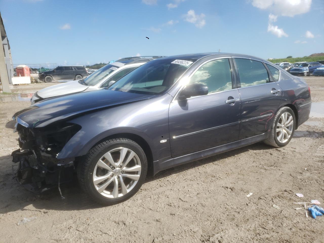 2009 Infiniti M35 Base Blue vin: JNKCY01EX9M800843