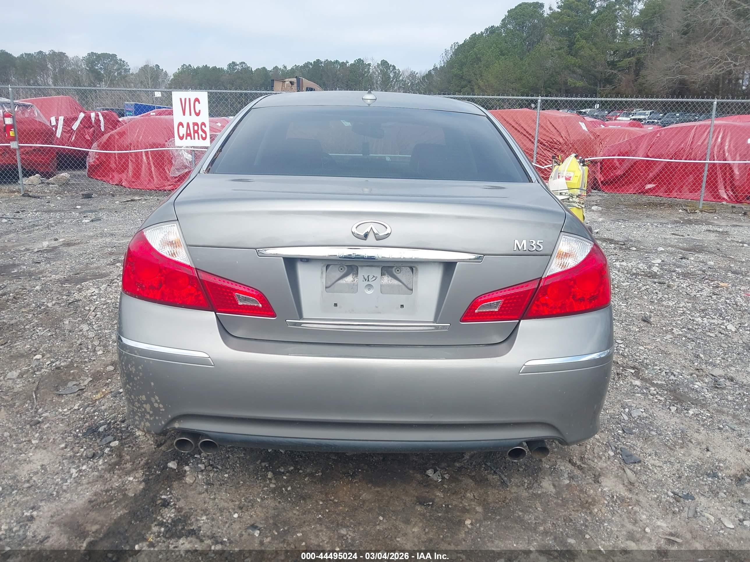 2009 Infiniti M35   Gray vin: JNKCY01EX9M802270