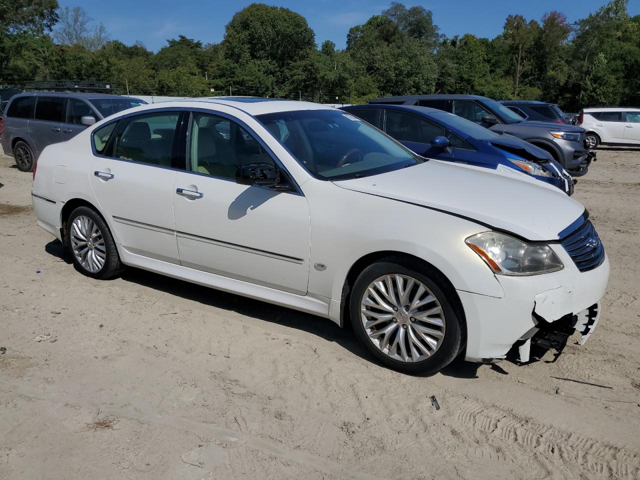 2009 Infiniti M35 Base White vin: JNKCY01F09M850627