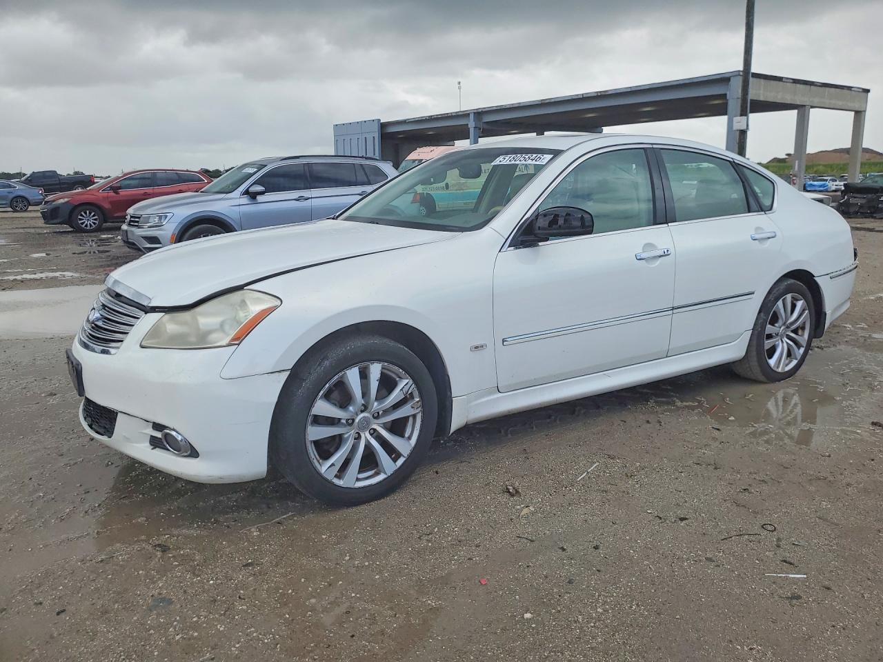 2009 Infiniti M35 X White vin: JNKCY01F69M851832