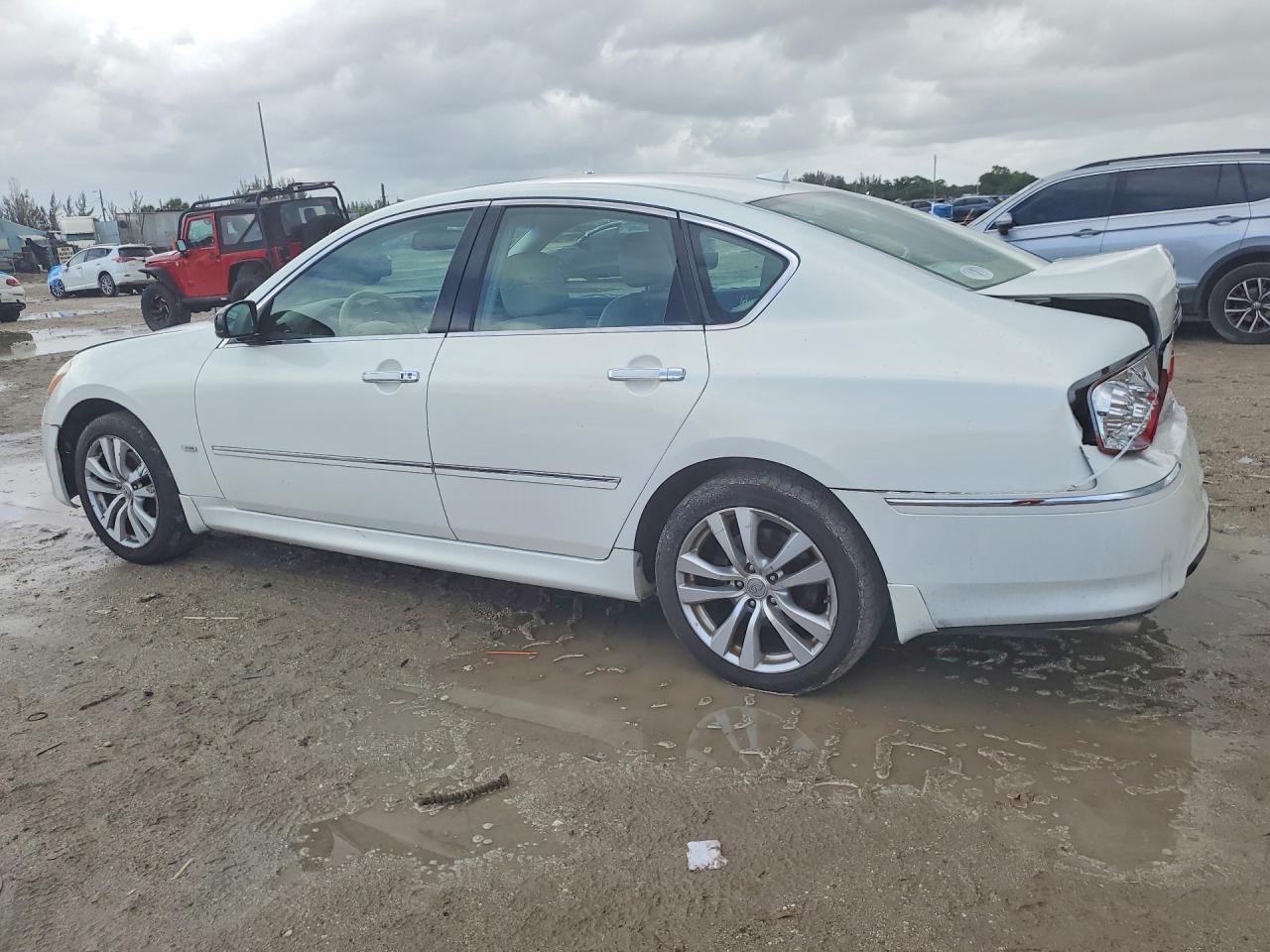 2009 Infiniti M35 X White vin: JNKCY01F69M851832