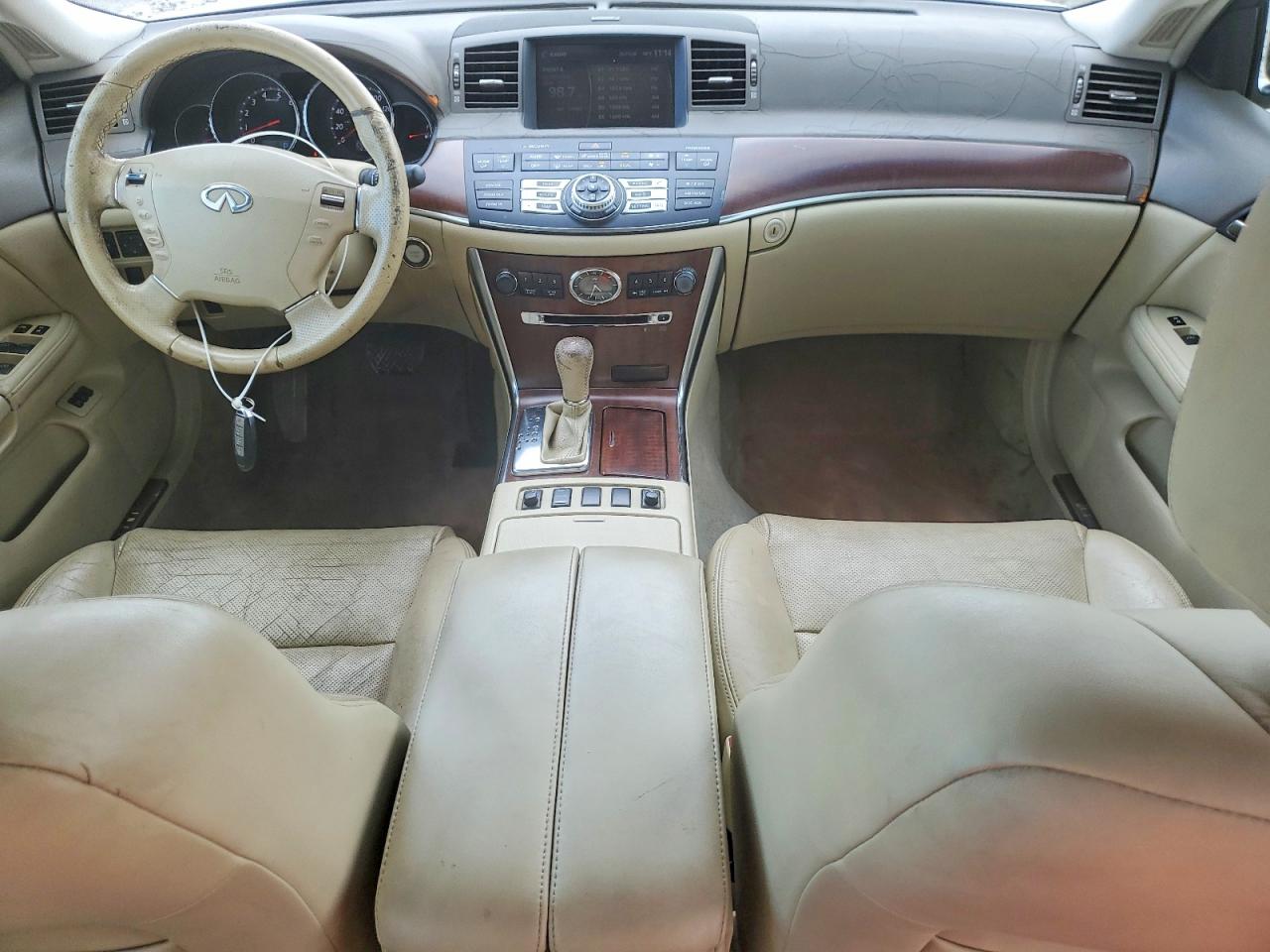 2009 Infiniti M35 X White vin: JNKCY01F69M851832