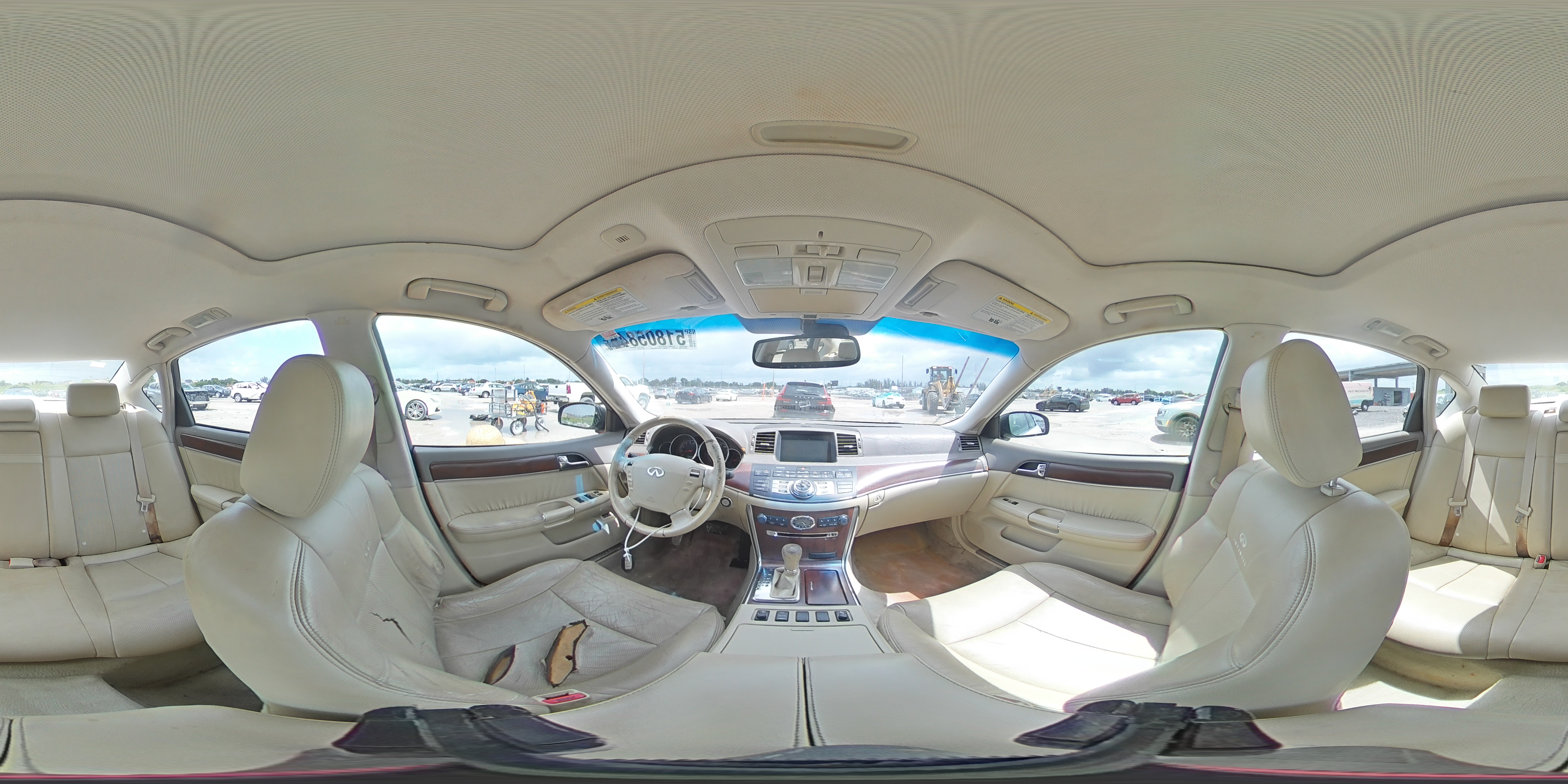 2009 Infiniti M35 X White vin: JNKCY01F69M851832