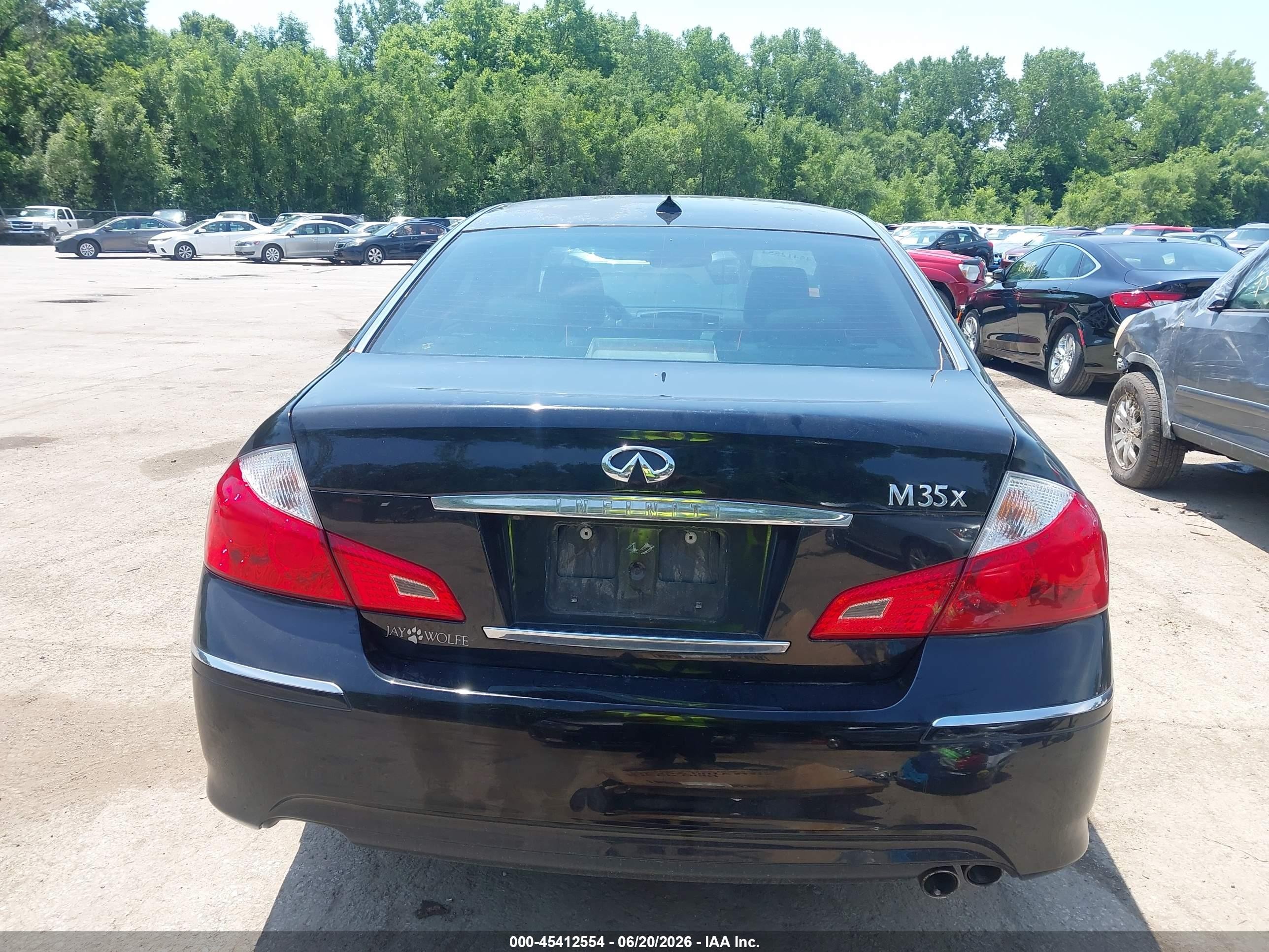 2009 Infiniti M35x   Black vin: JNKCY01F99M850092