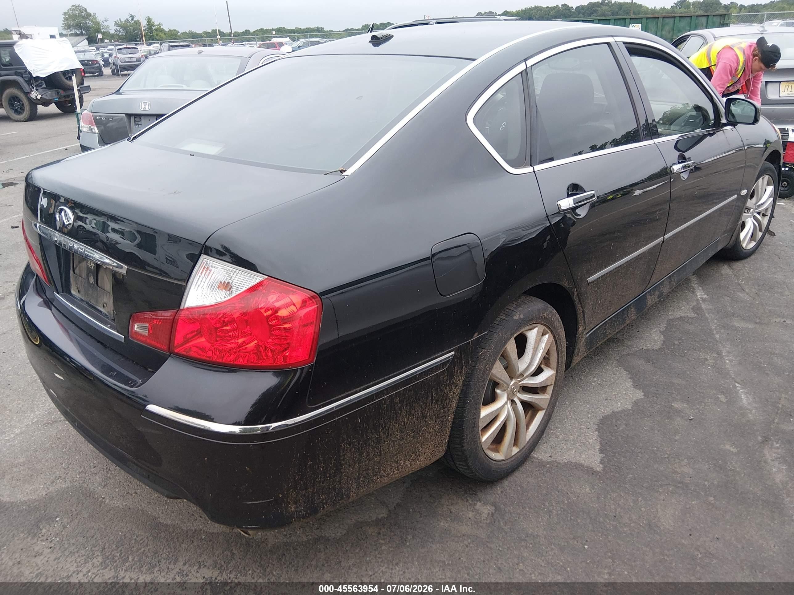 2009 Infiniti M35x   Black vin: JNKCY01F99M850612