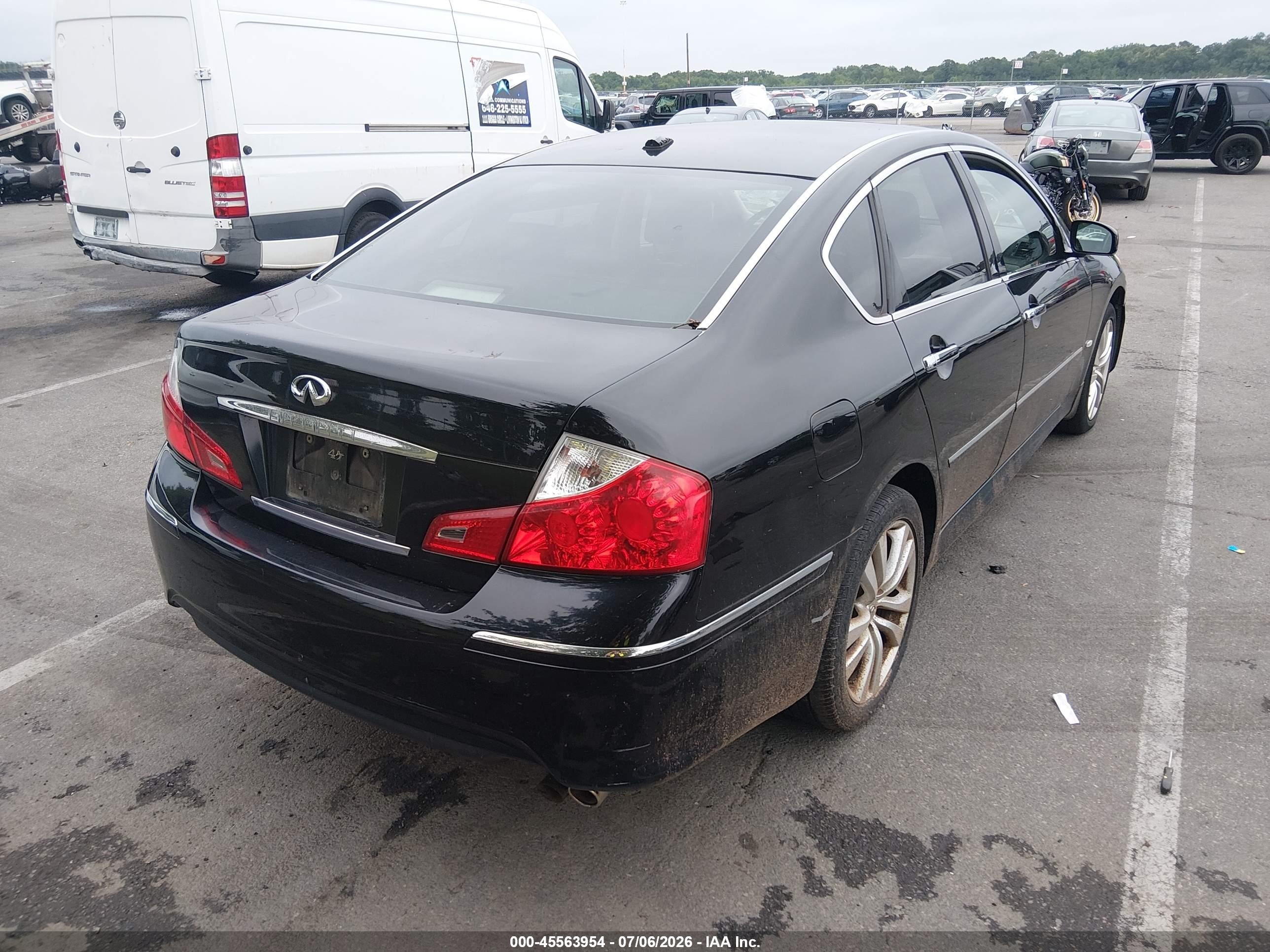 2009 Infiniti M35x   Black vin: JNKCY01F99M850612
