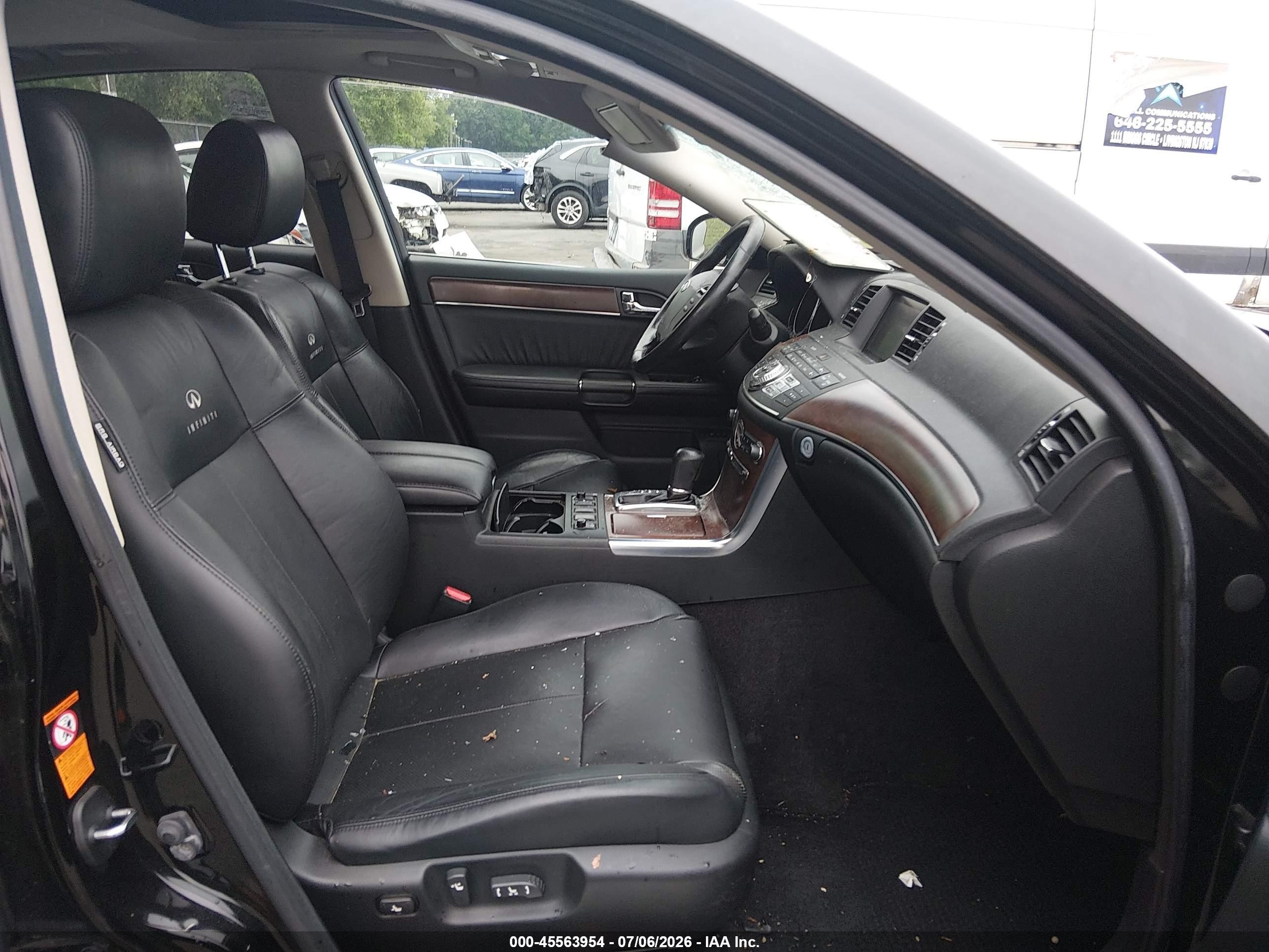 2009 Infiniti M35x   Black vin: JNKCY01F99M850612