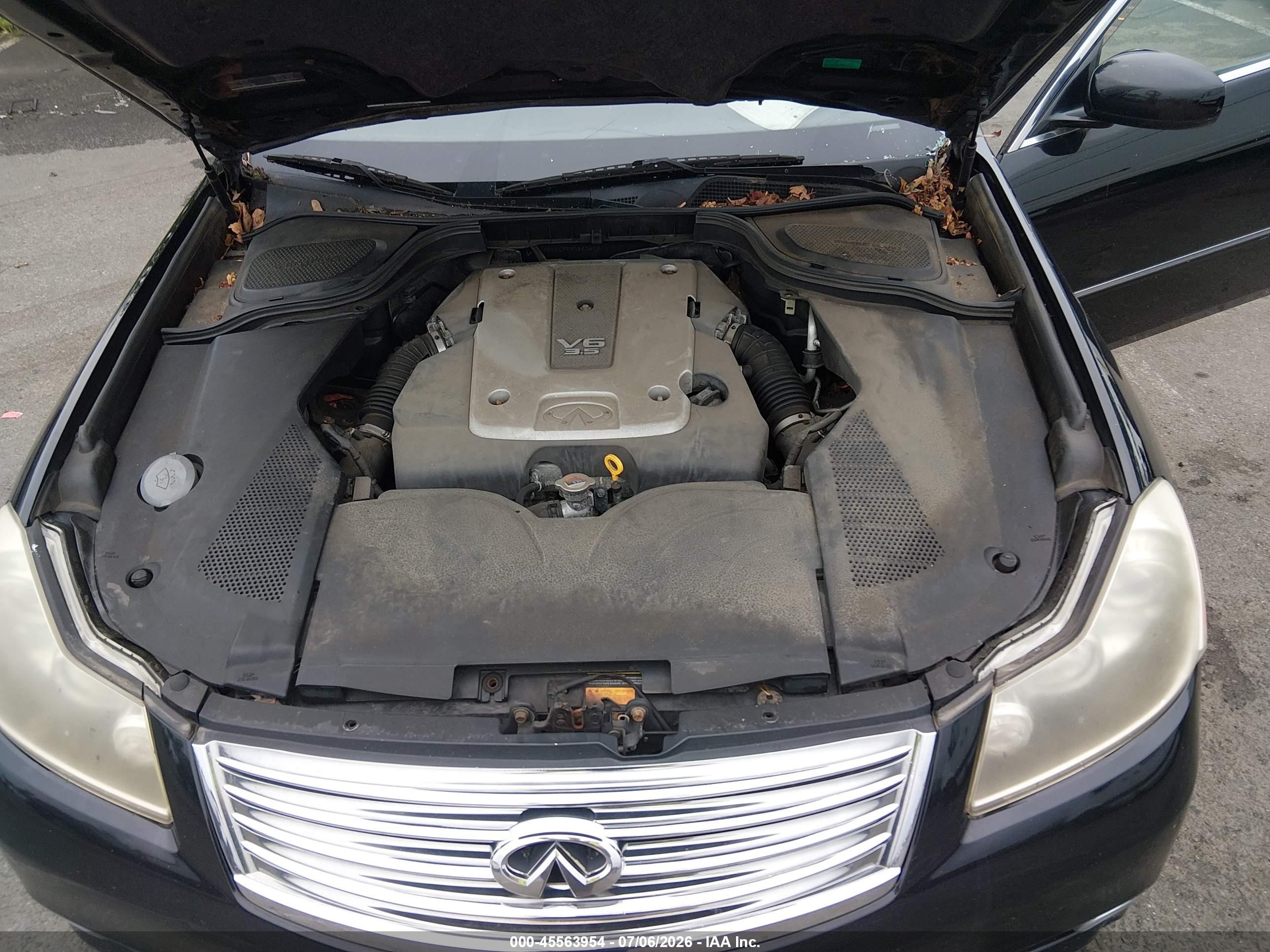 2009 Infiniti M35x   Black vin: JNKCY01F99M850612