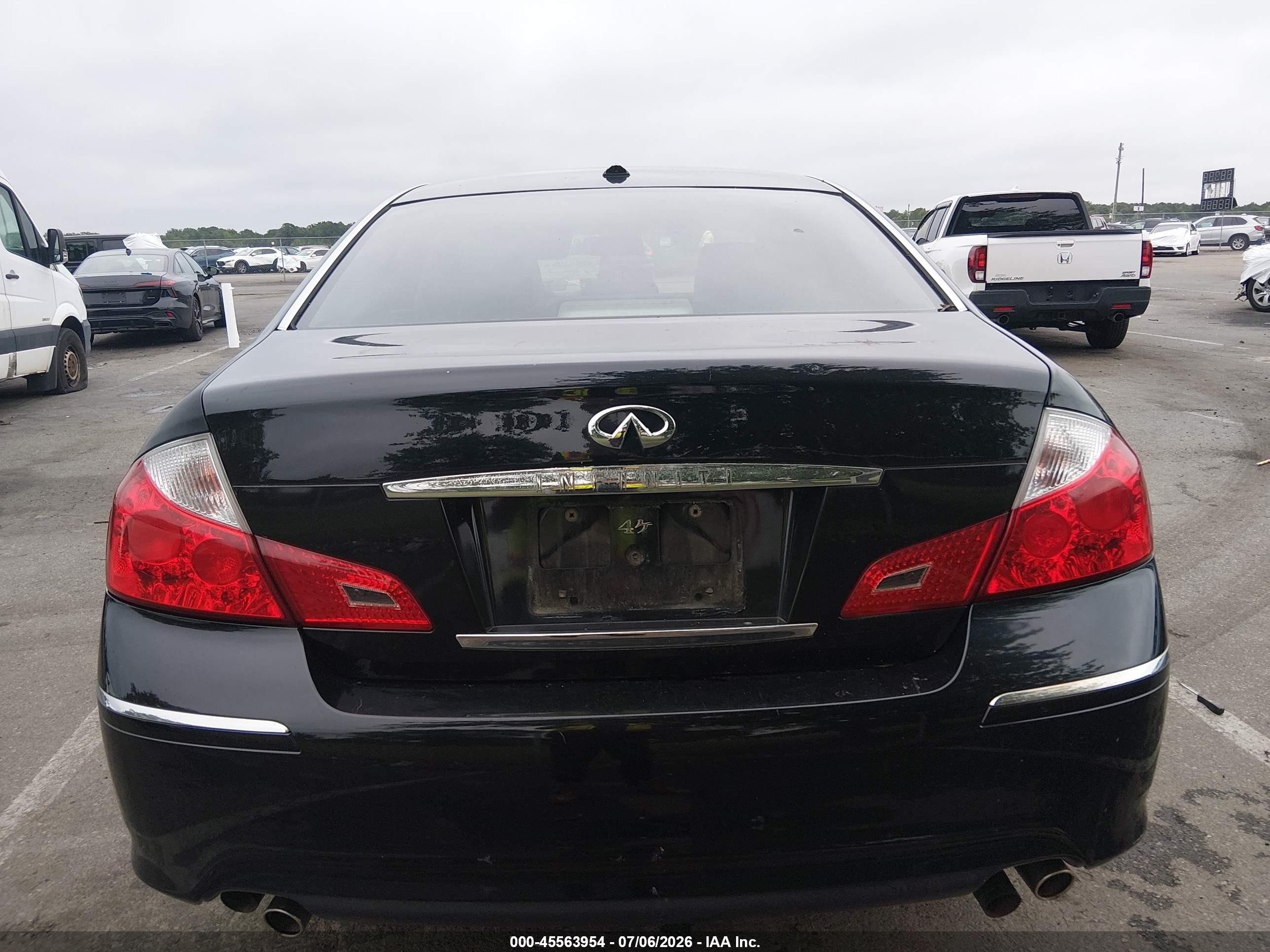 2009 Infiniti M35x   Black vin: JNKCY01F99M850612