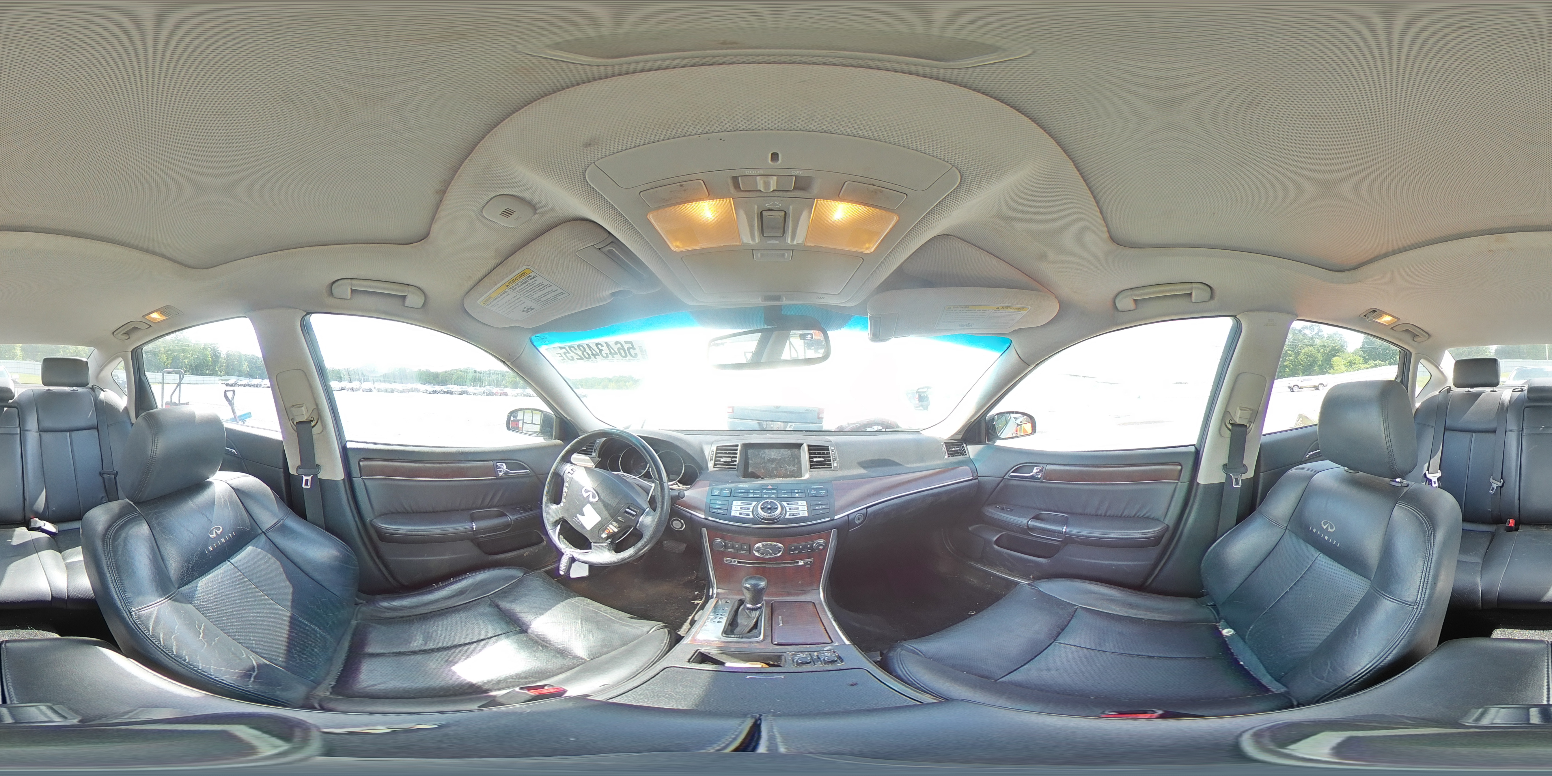 2009 Infiniti M35 Base White vin: JNKCY01FX9M850778