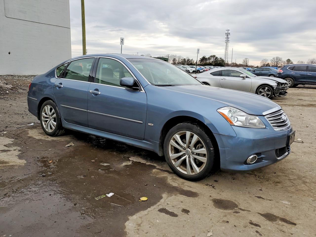 2009 Infiniti M35 Base Blue vin: JNKCY01FX9M851574