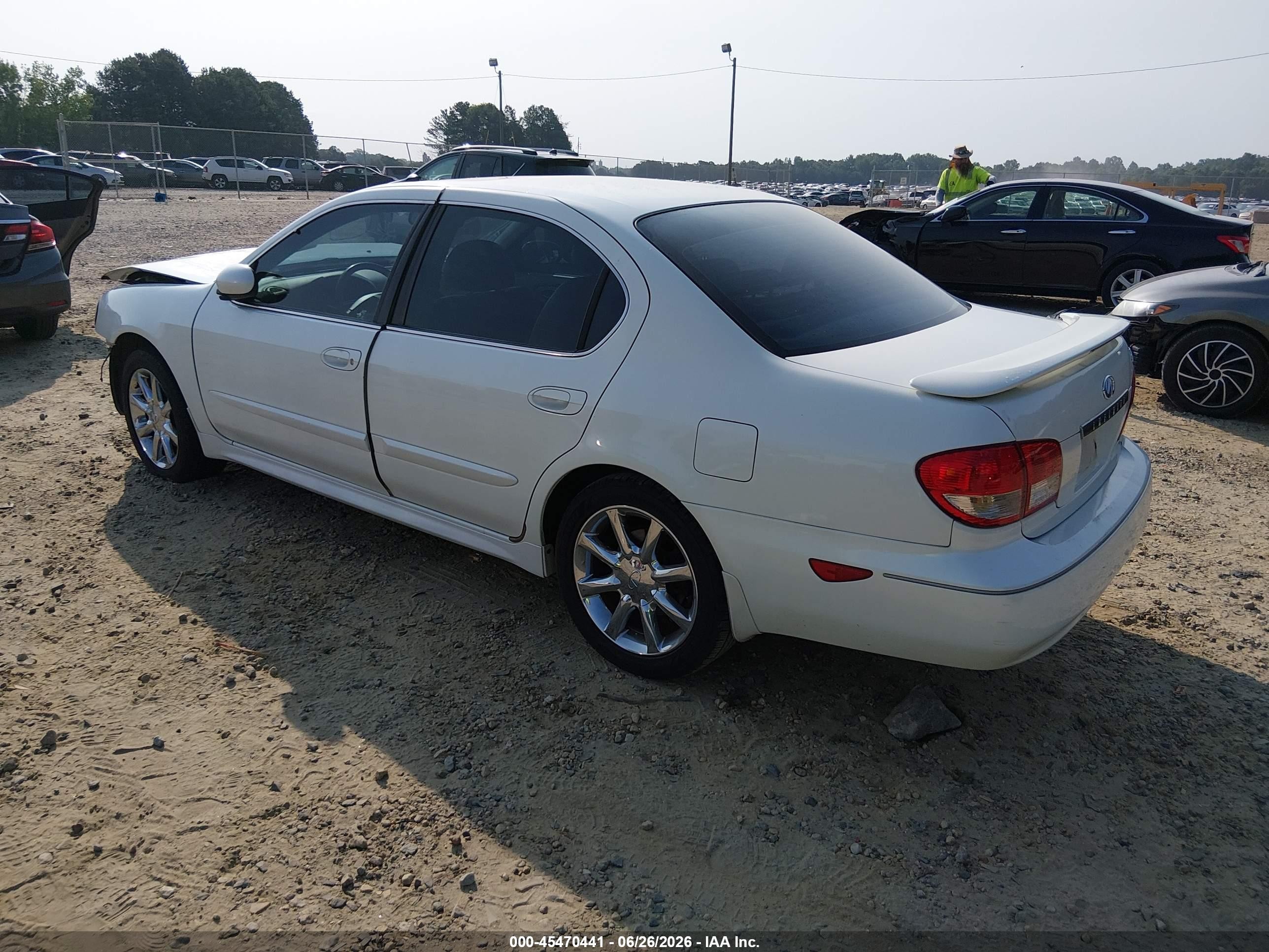 2002 Infiniti I35 Luxury White vin: JNKDA31A02T006856