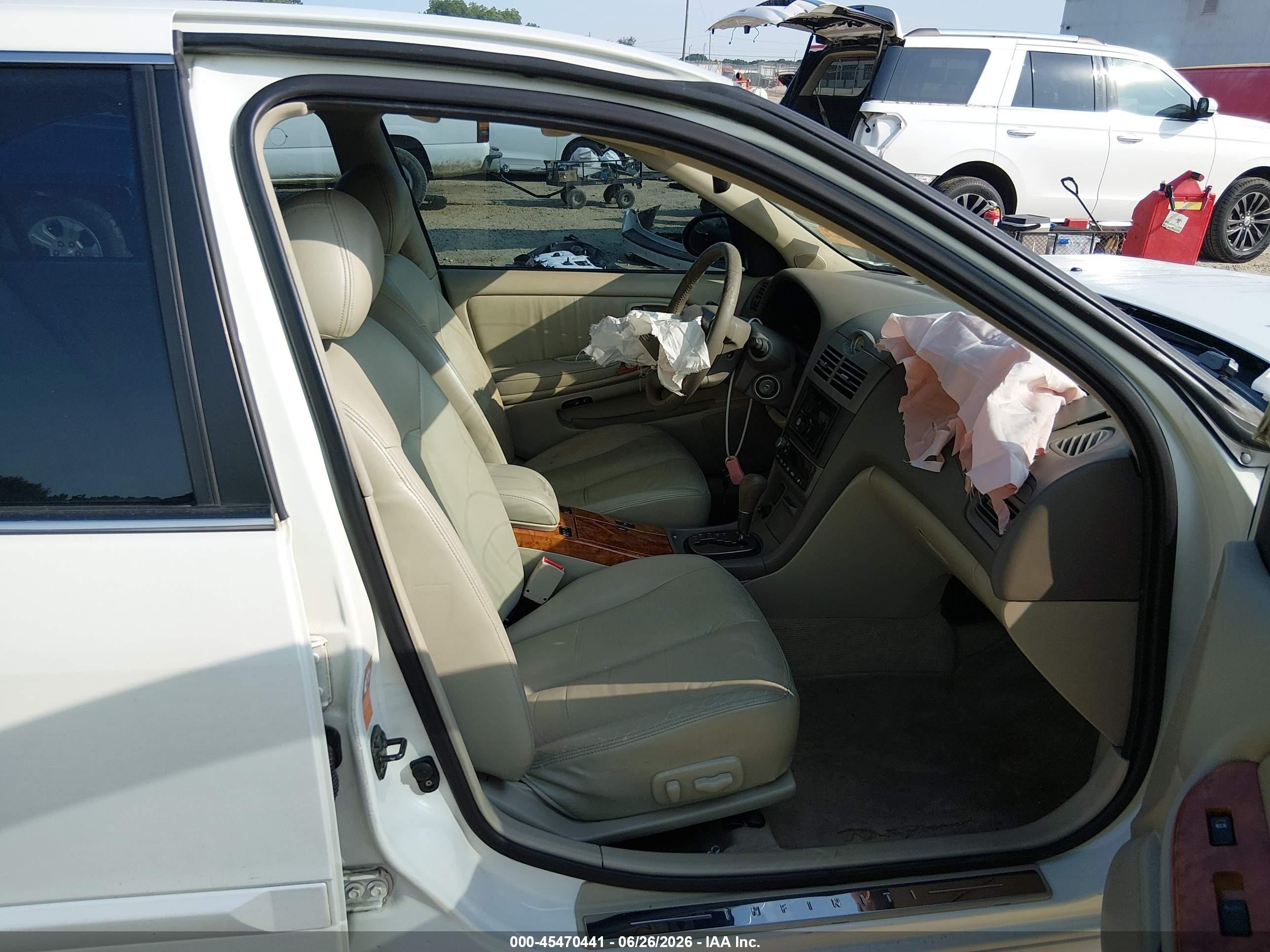 2002 Infiniti I35 Luxury White vin: JNKDA31A02T006856