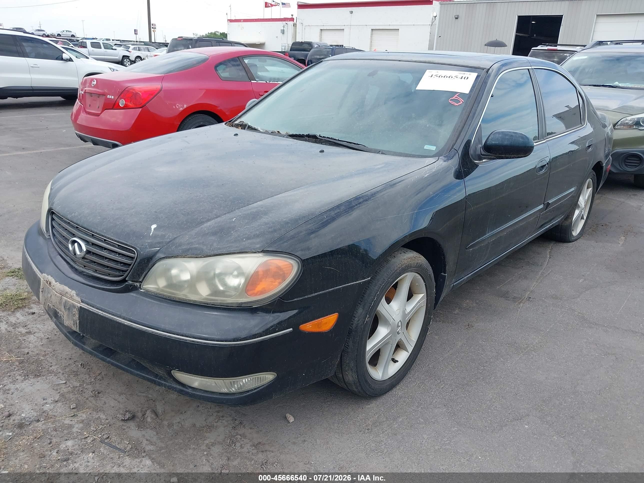 2002 Infiniti I35 Luxury Black vin: JNKDA31A02T007571