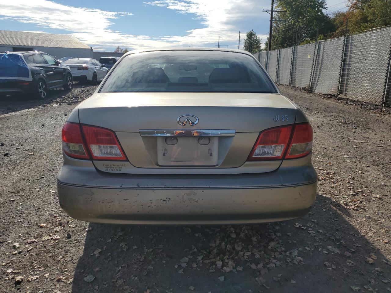 2004 Infiniti I35 Желто-коричневый vin: JNKDA31A34T211722