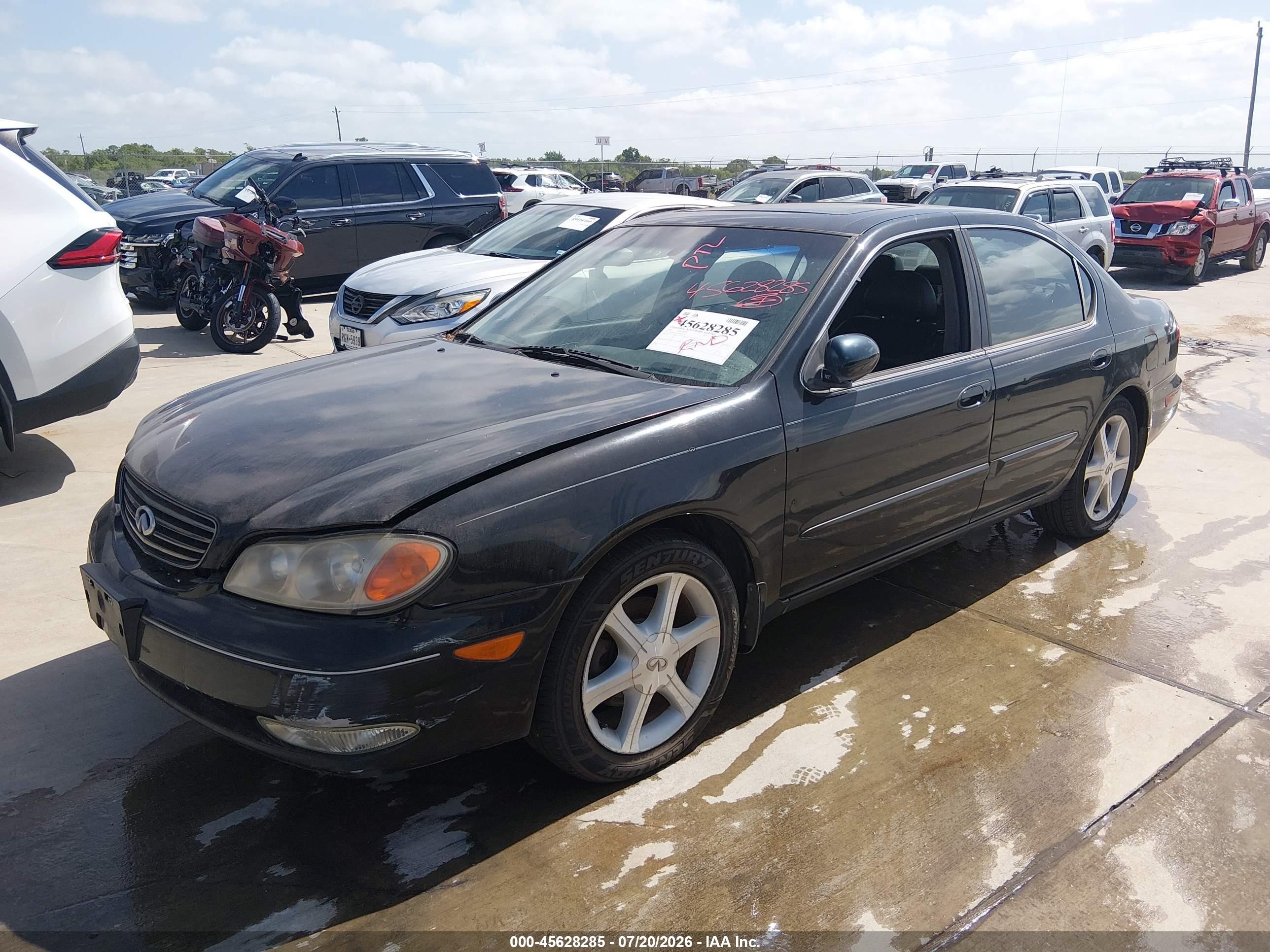 2002 Infiniti I35 Luxury Black vin: JNKDA31A42T027726