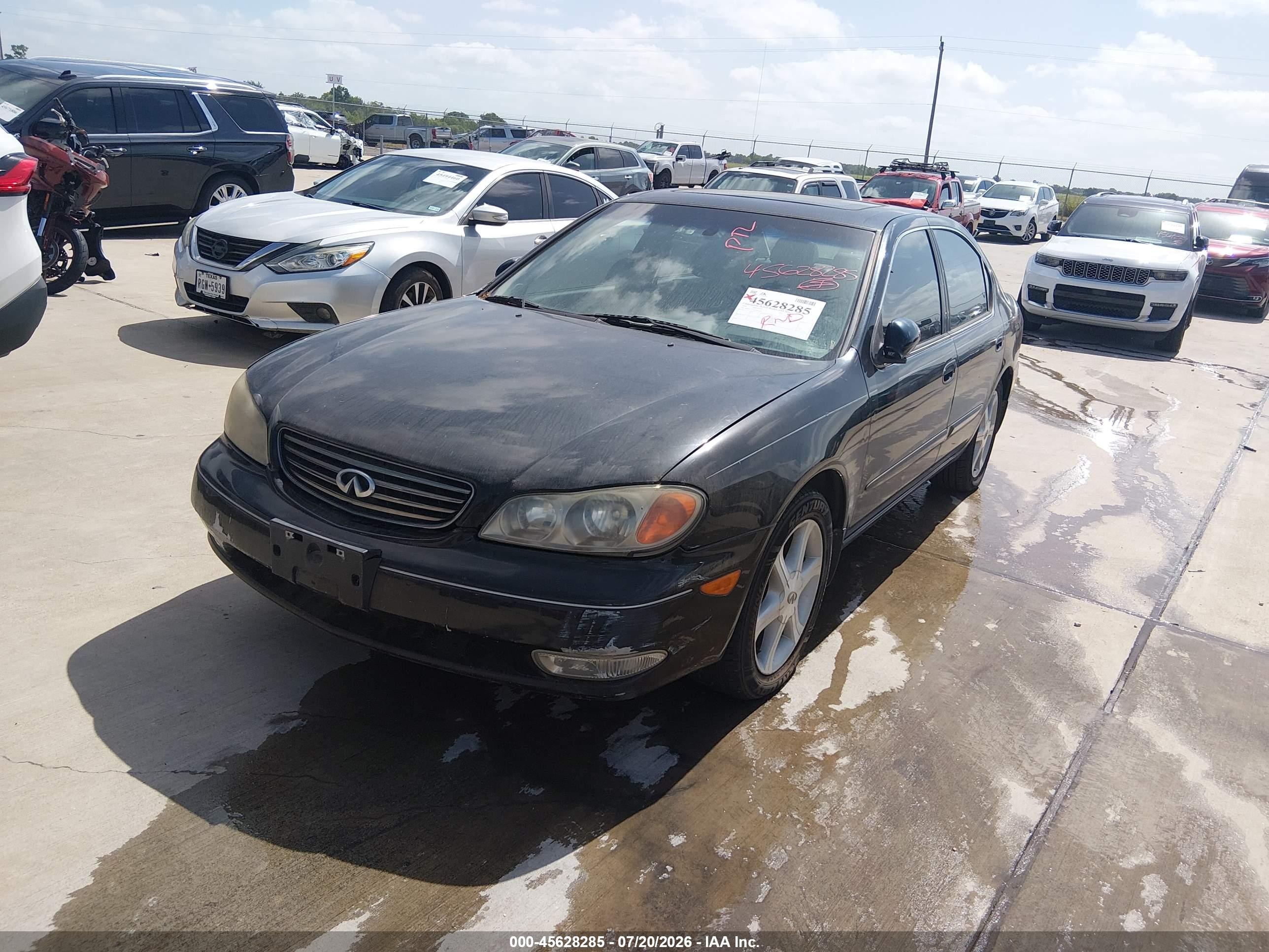 2002 Infiniti I35 Luxury Black vin: JNKDA31A42T027726