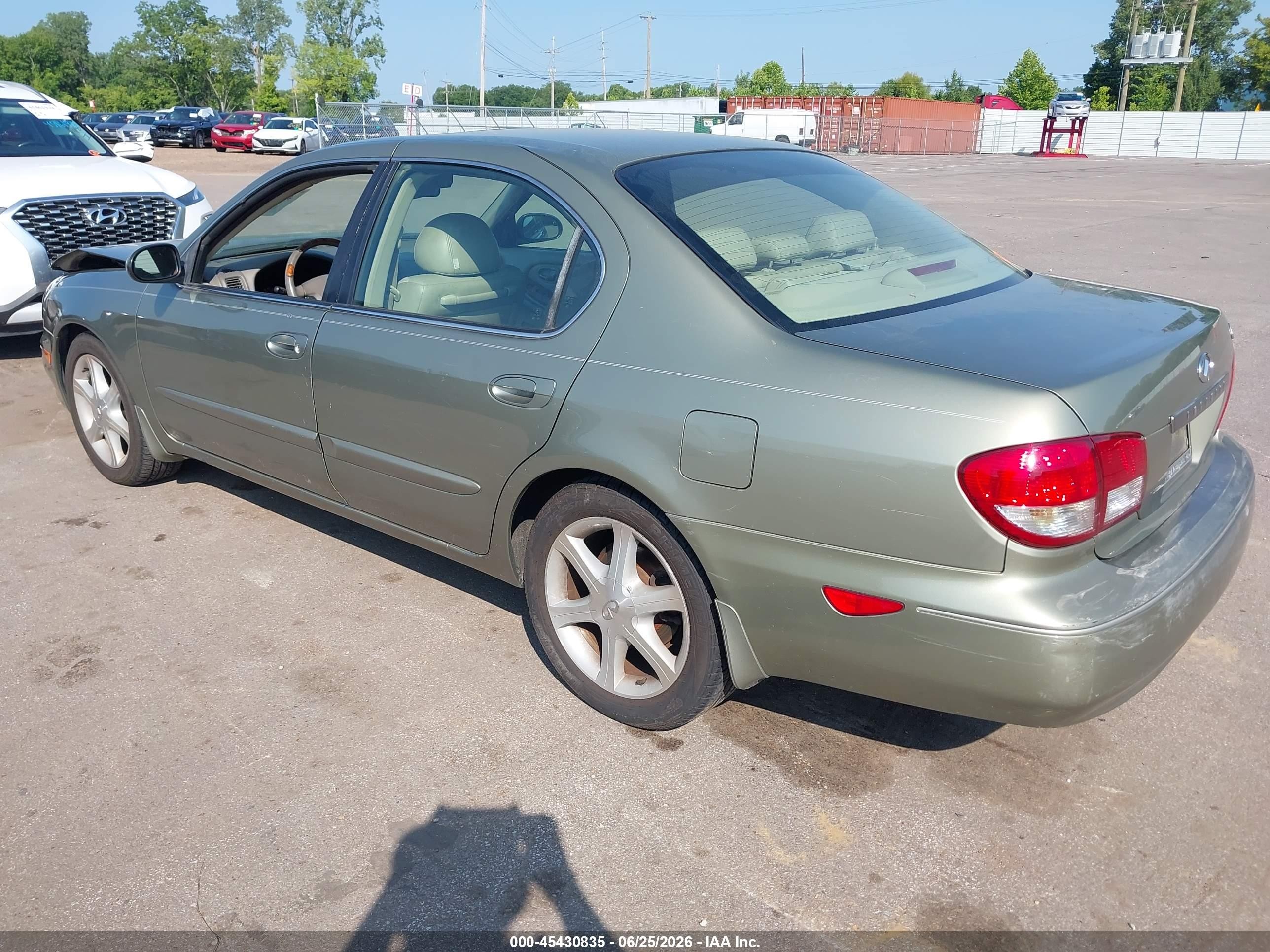 2003 Infiniti I35 Luxury Green vin: JNKDA31A43T109361