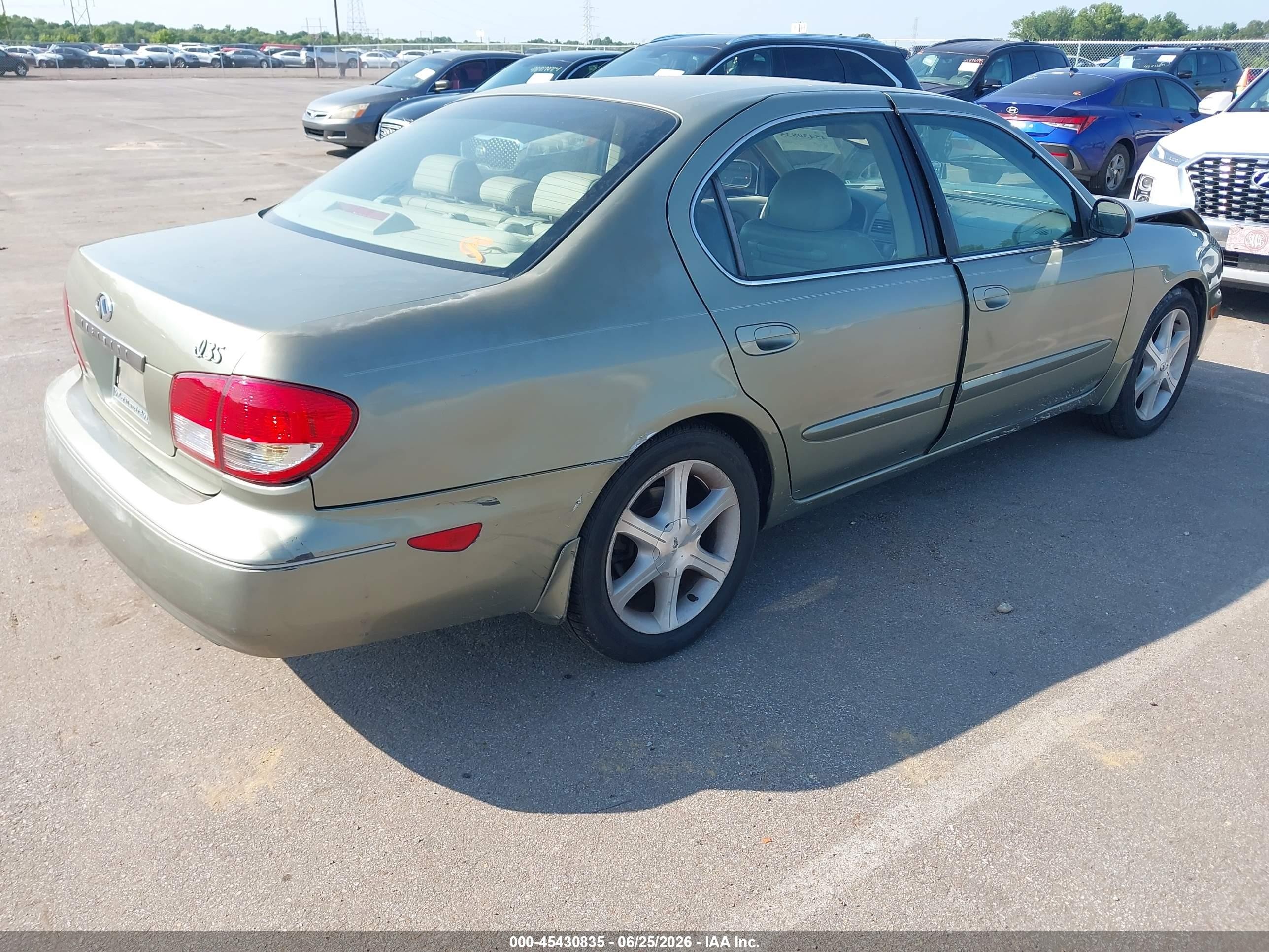 2003 Infiniti I35 Luxury Green vin: JNKDA31A43T109361