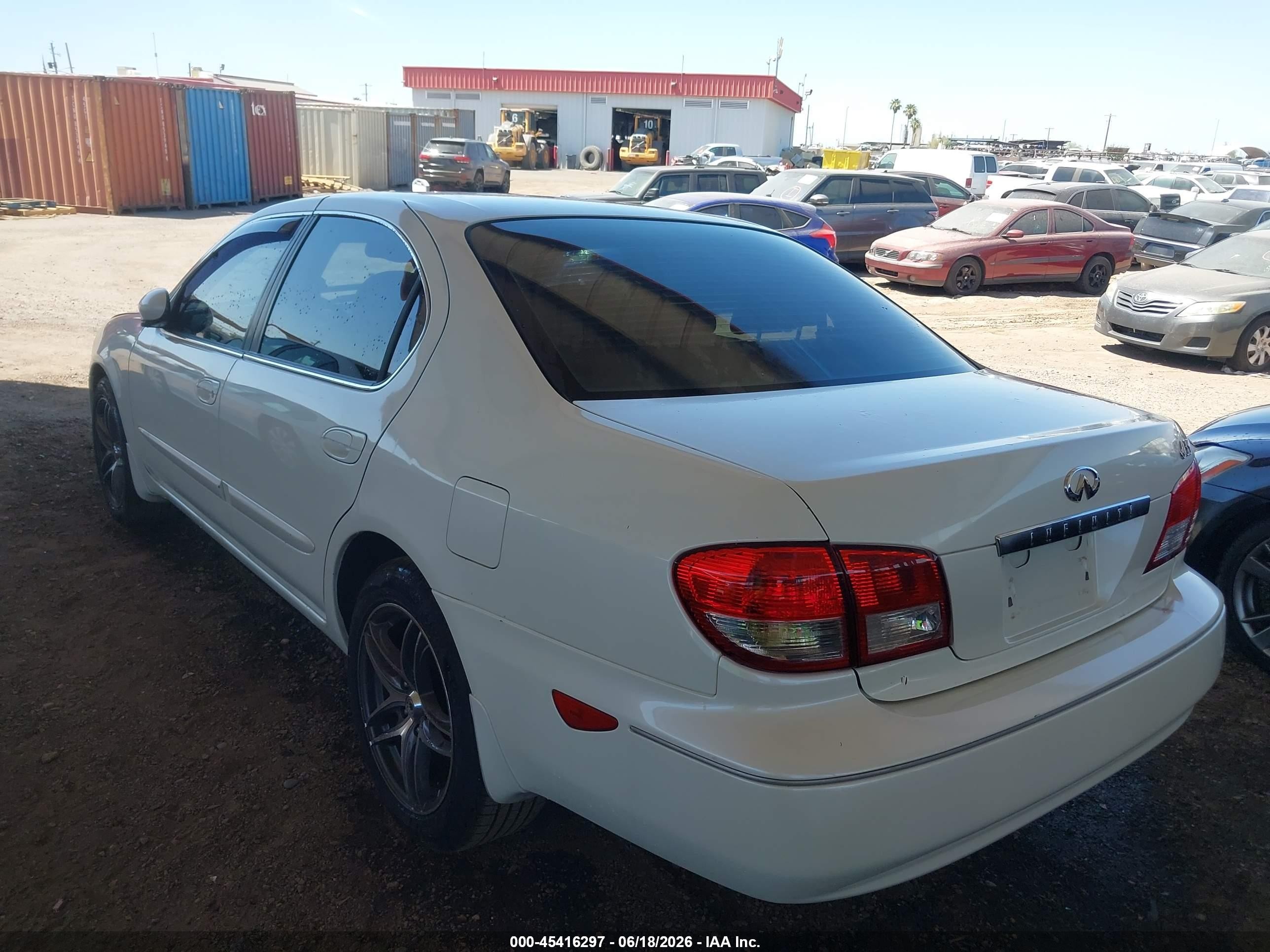 2002 Infiniti I35 Luxury White vin: JNKDA31A52T023622