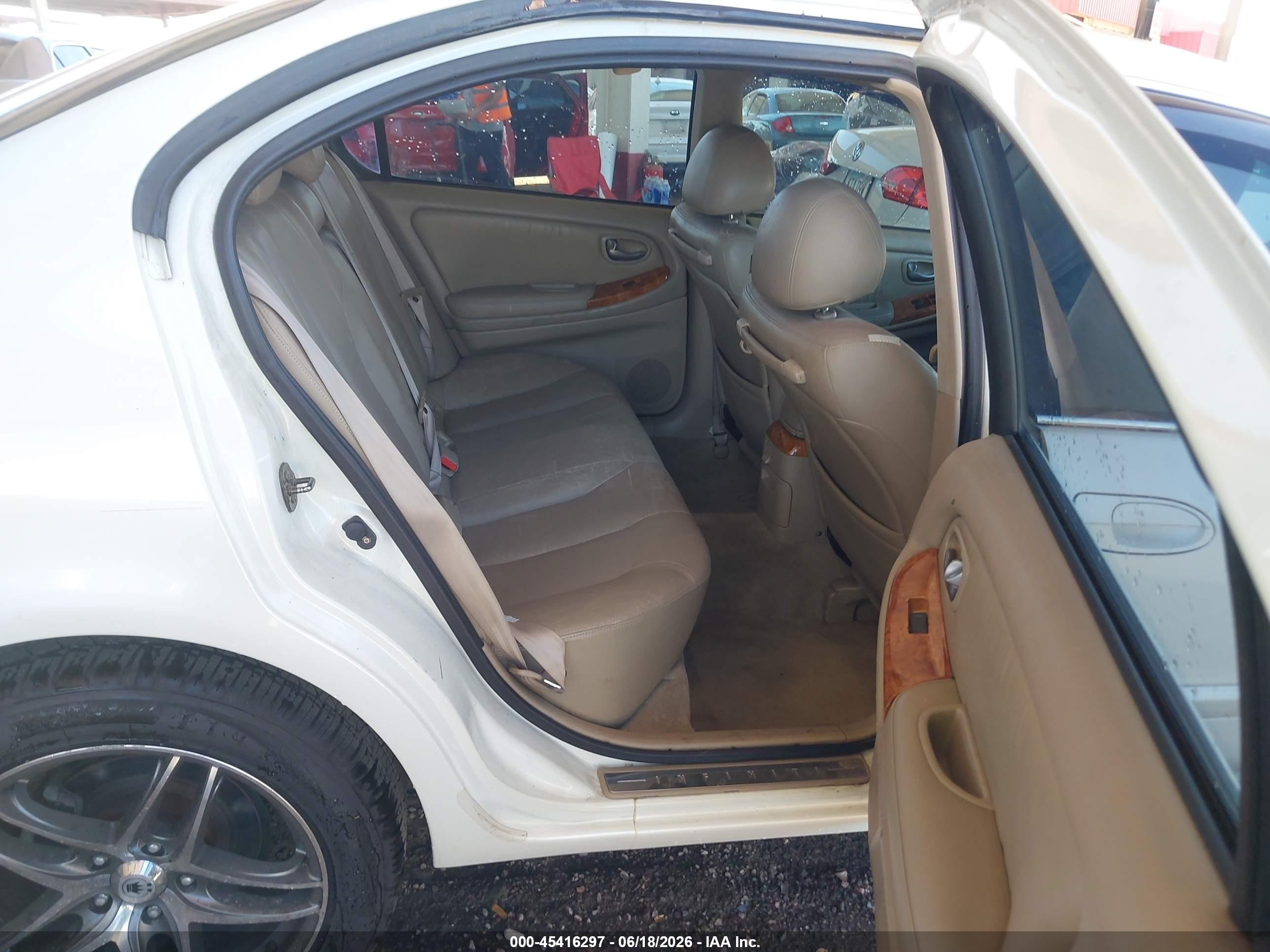 2002 Infiniti I35 Luxury White vin: JNKDA31A52T023622