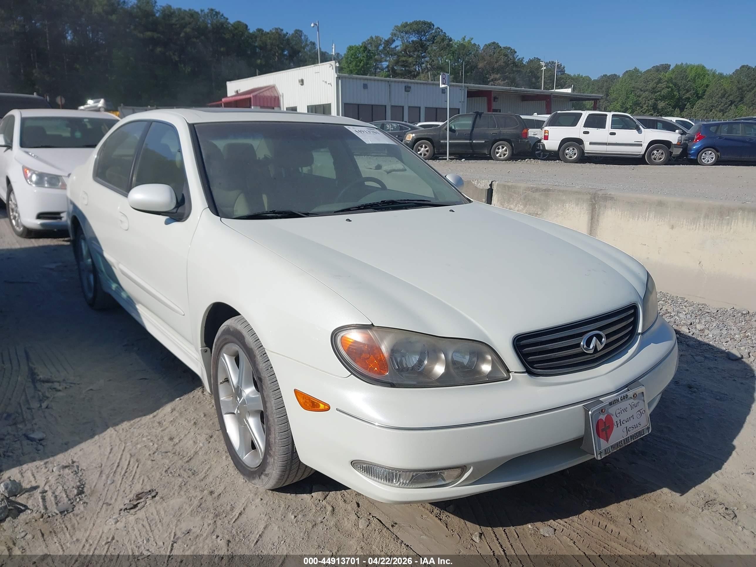2004 Infiniti I35 Luxury White vin: JNKDA31A54T202195