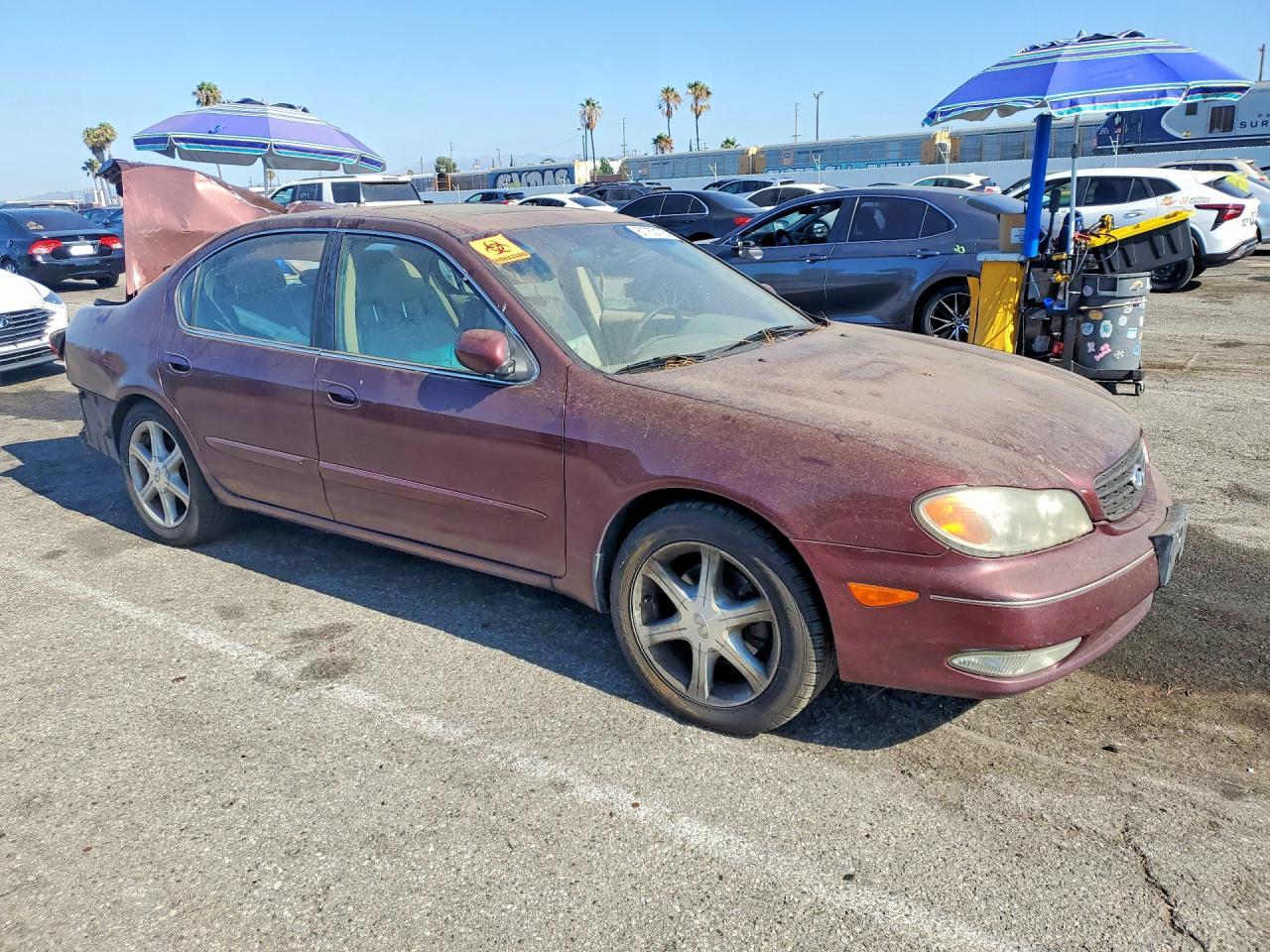 2002 Infiniti I35 Base Red vin: JNKDA31A62T006361