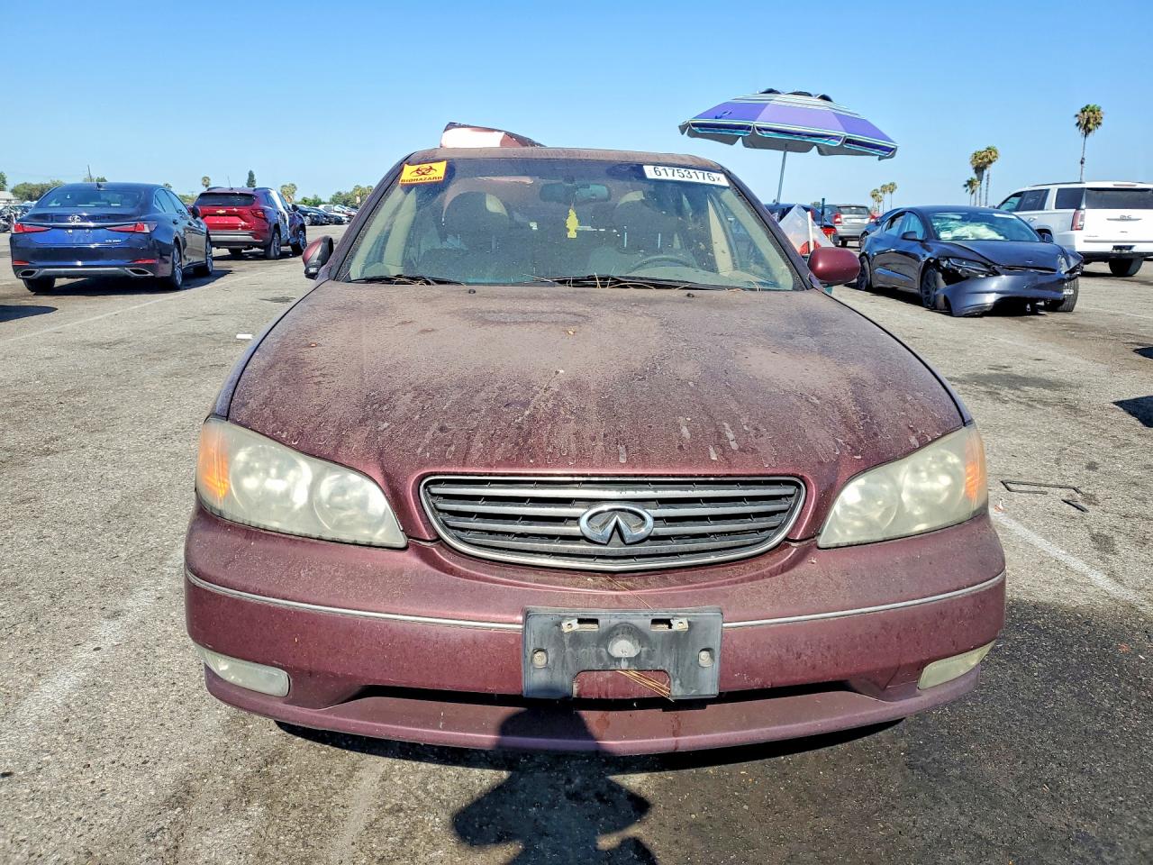2002 Infiniti I35 Base Red vin: JNKDA31A62T006361