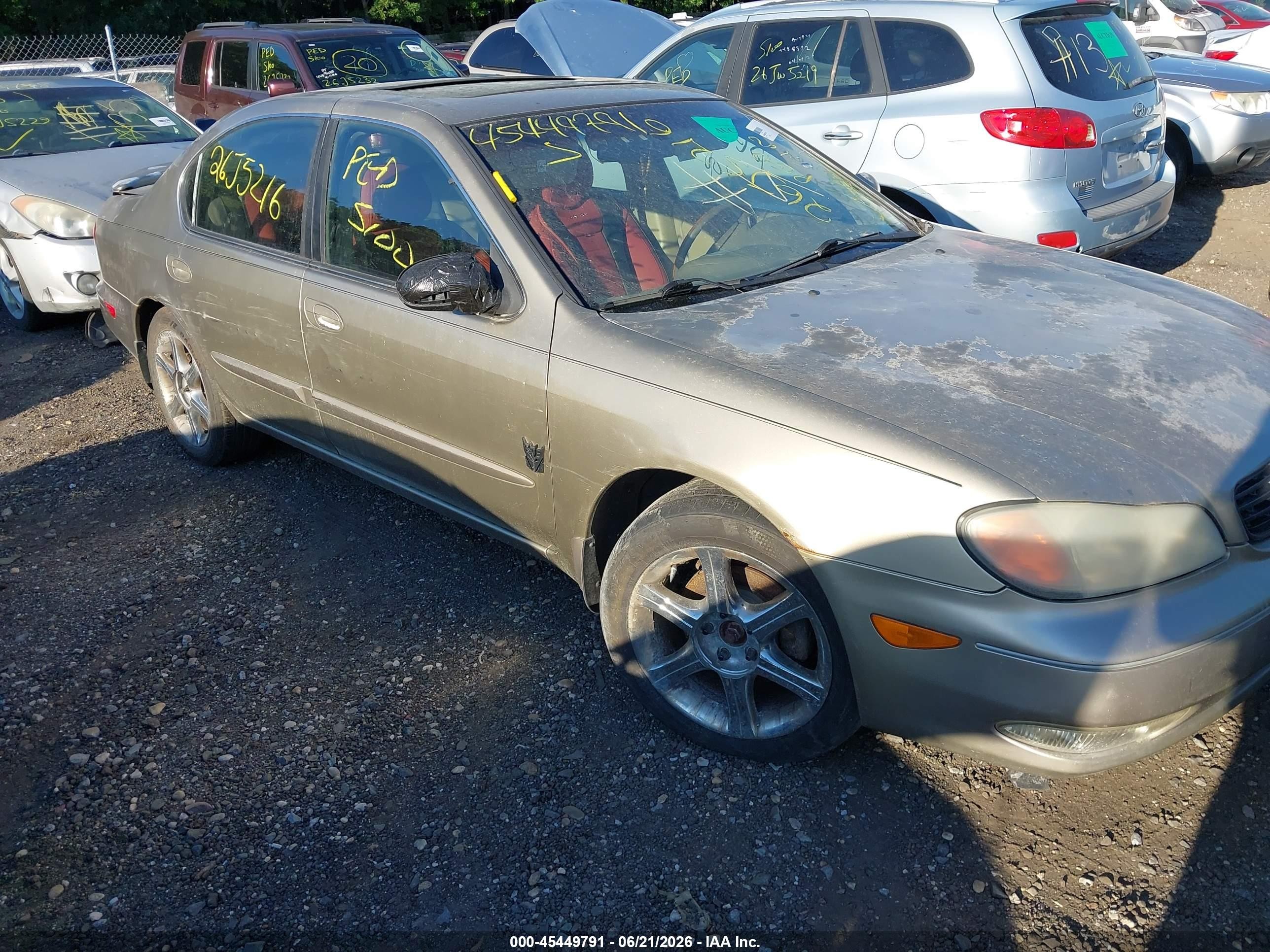 2003 Infiniti I35 Luxury Tan vin: JNKDA31A63T104467