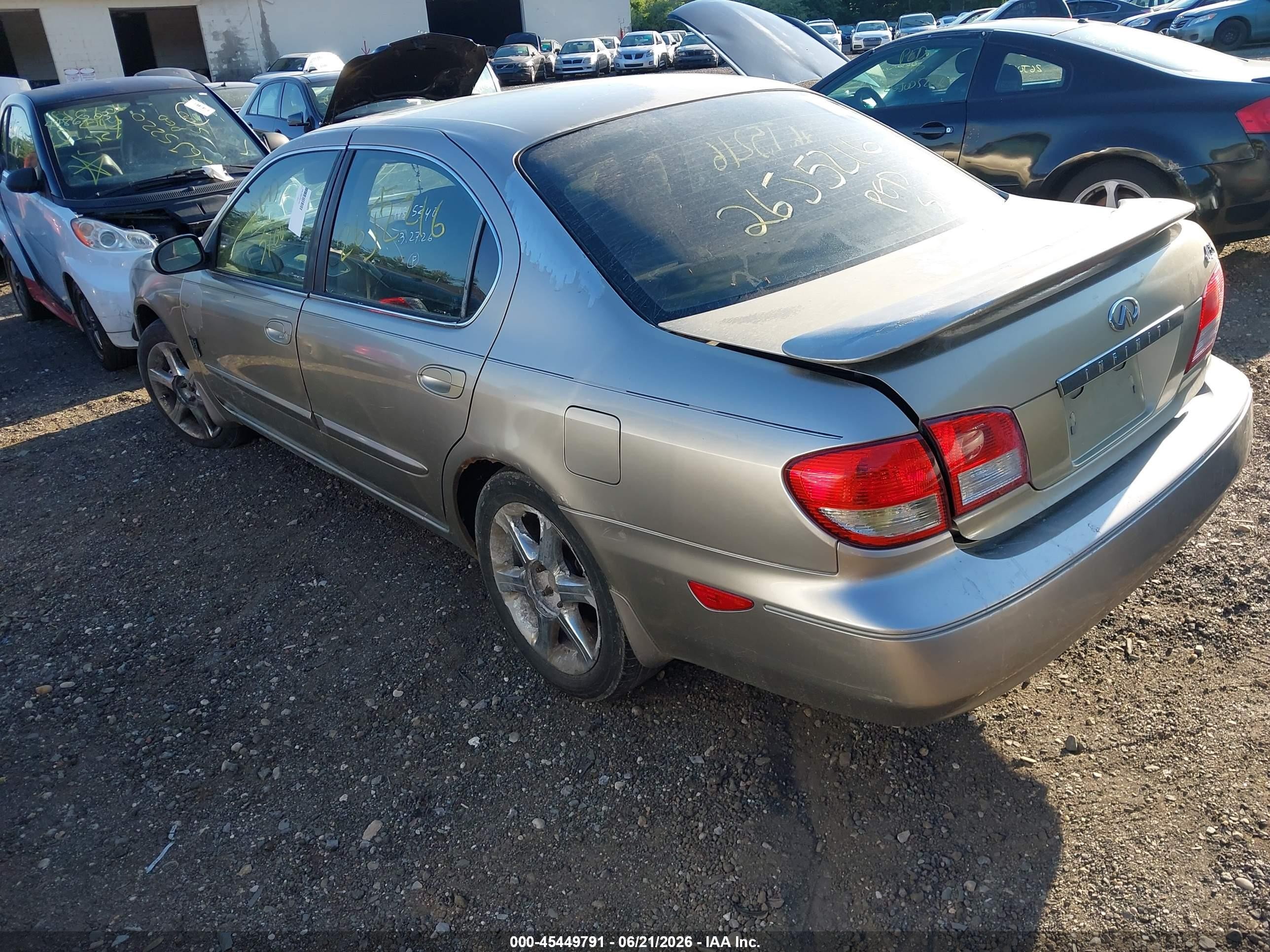 2003 Infiniti I35 Luxury Tan vin: JNKDA31A63T104467