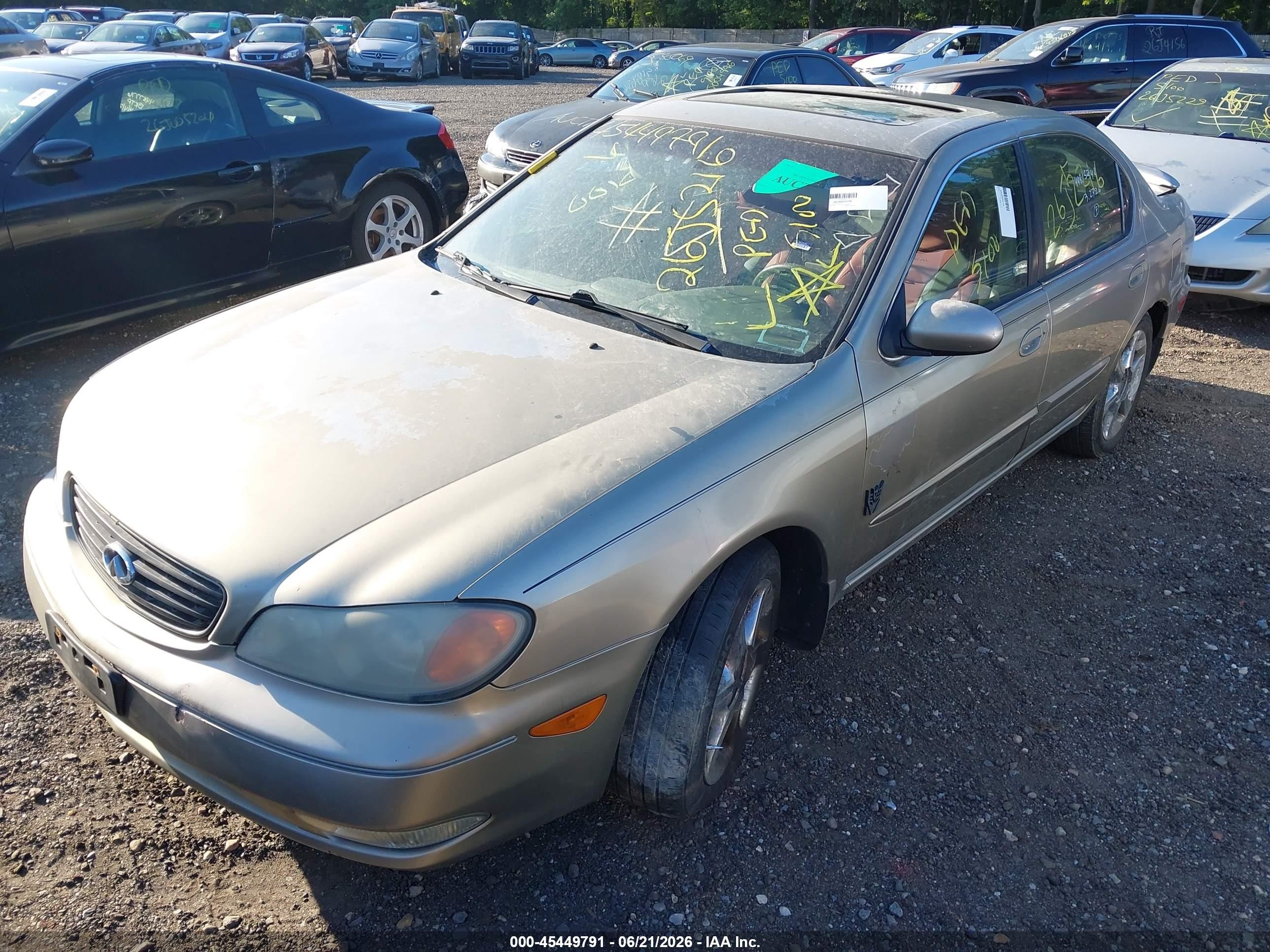 2003 Infiniti I35 Luxury Tan vin: JNKDA31A63T104467