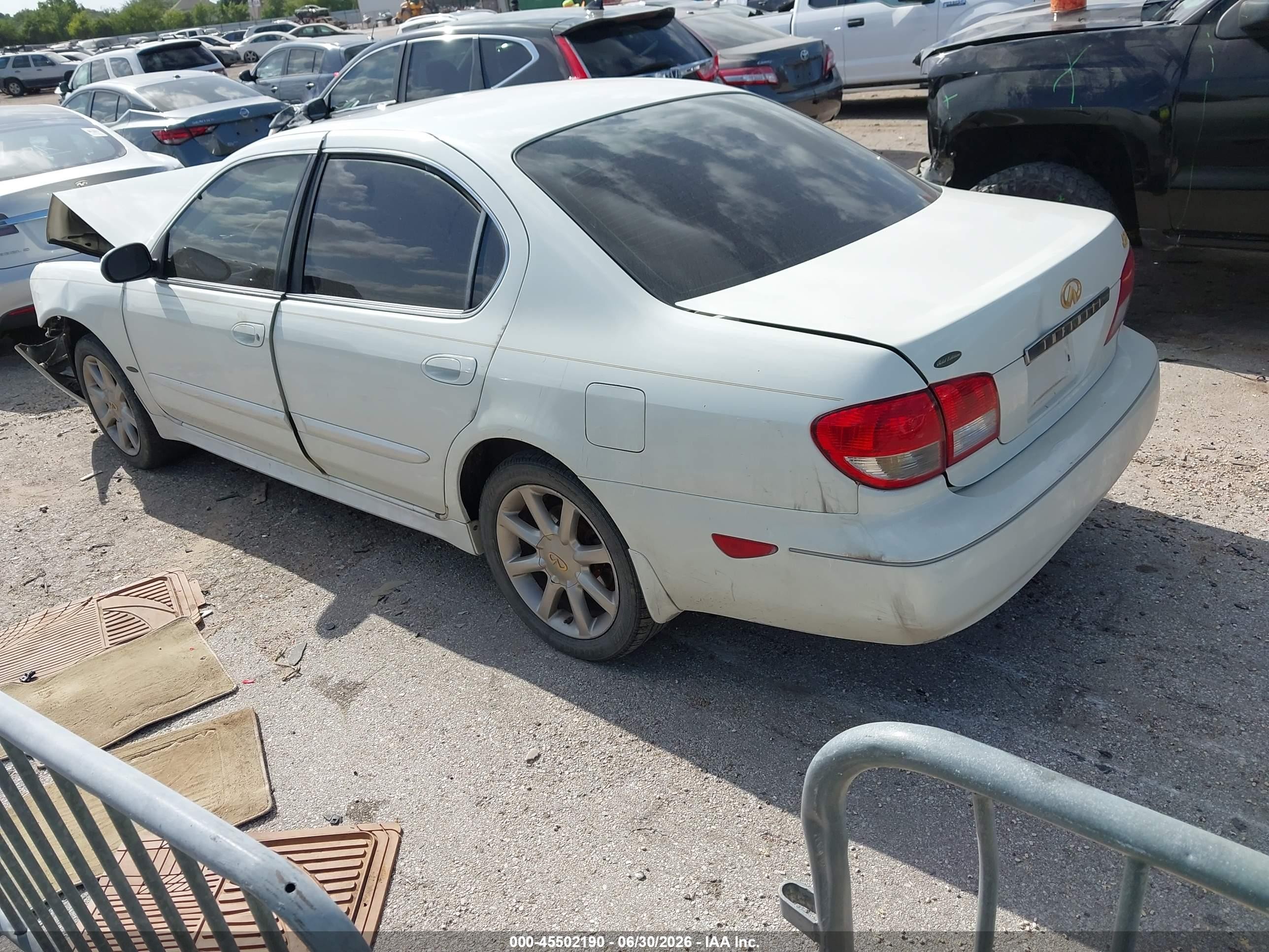 2003 Infiniti I35 Luxury White vin: JNKDA31A63T108373