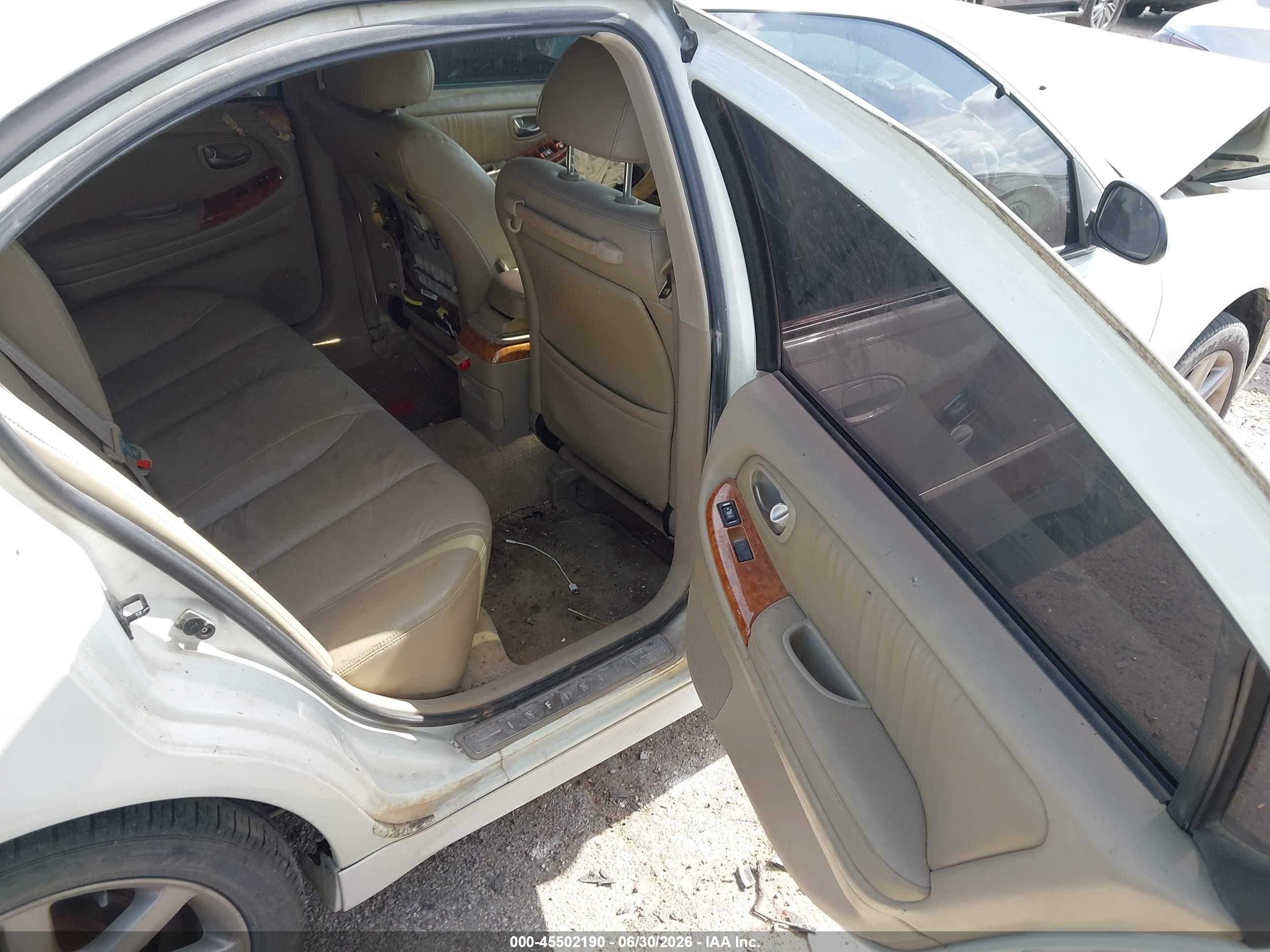 2003 Infiniti I35 Luxury White vin: JNKDA31A63T108373