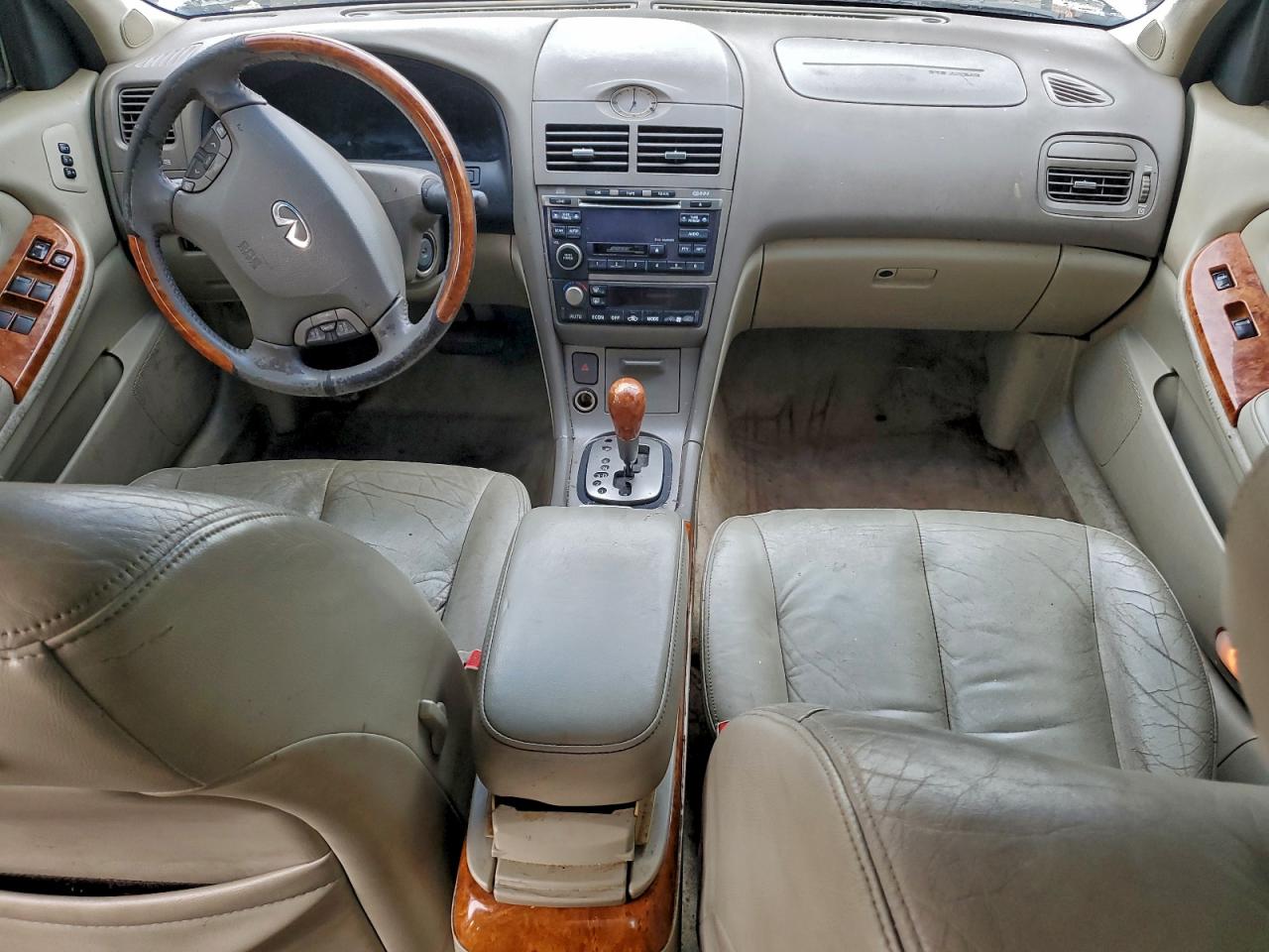 2002 Infiniti I35 White vin: JNKDA31A92T015023