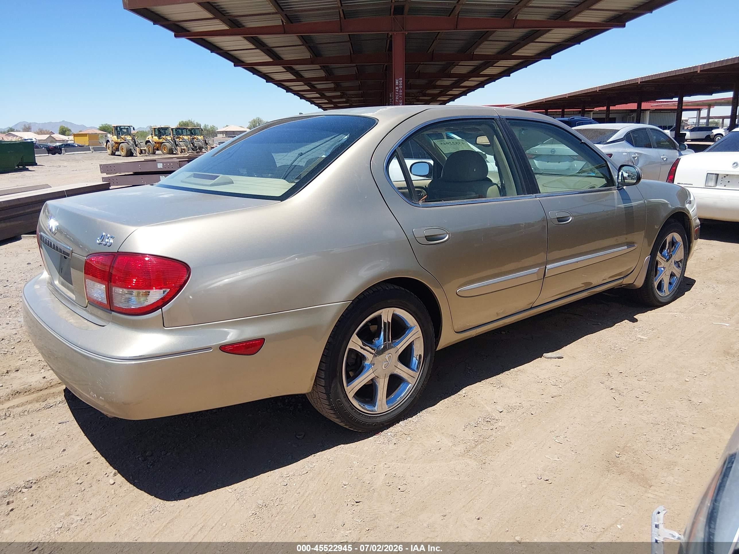 2003 Infiniti I35 Luxury Gold vin: JNKDA31A93T104589