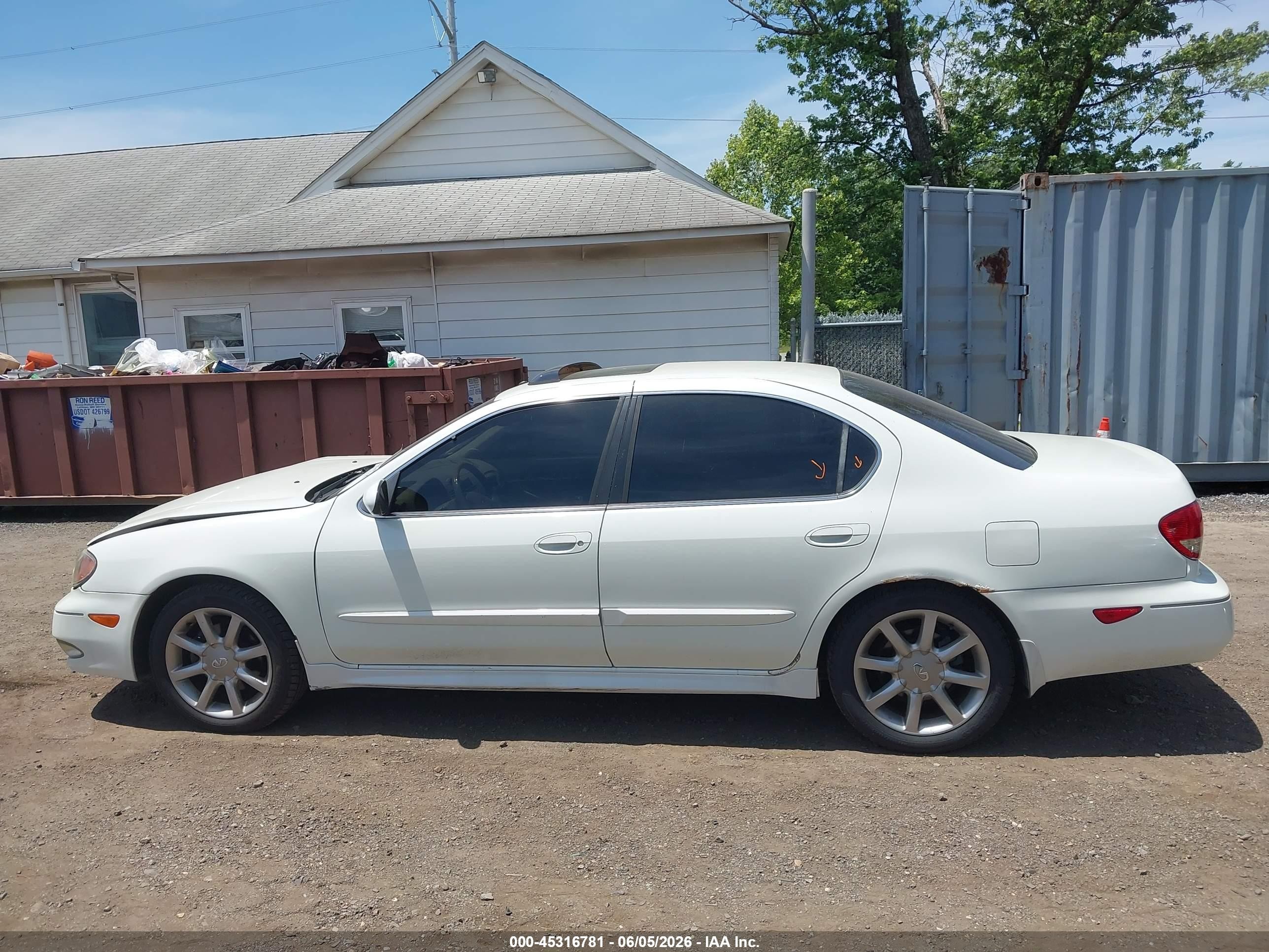 2003 Infiniti I35 Luxury White vin: JNKDA31AX3T110398