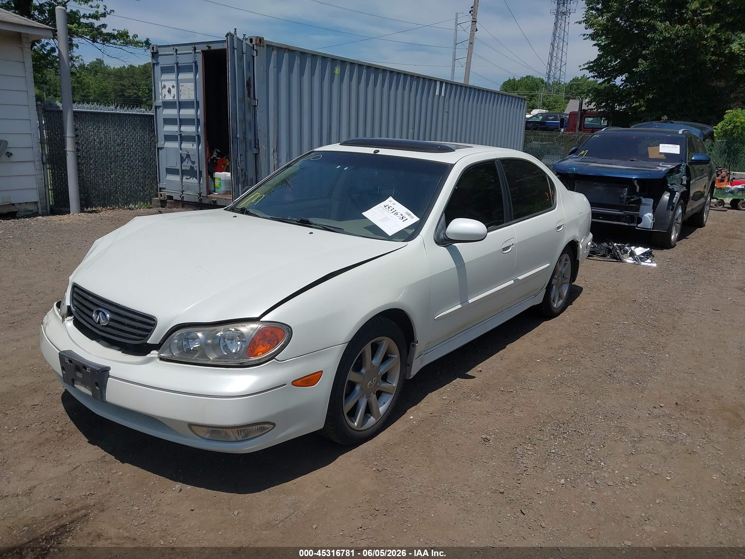 2003 Infiniti I35 Luxury White vin: JNKDA31AX3T110398