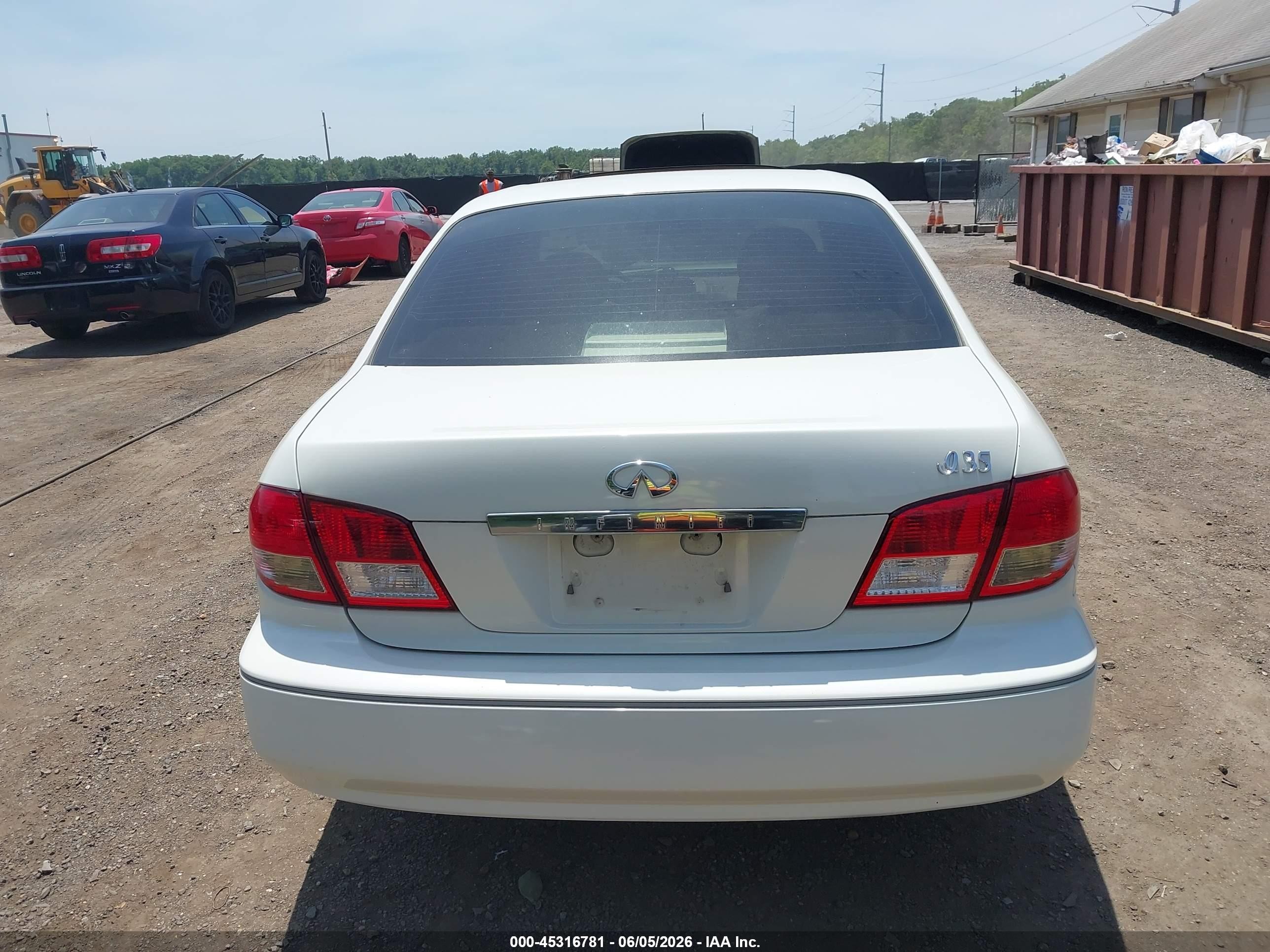 2003 Infiniti I35 Luxury White vin: JNKDA31AX3T110398
