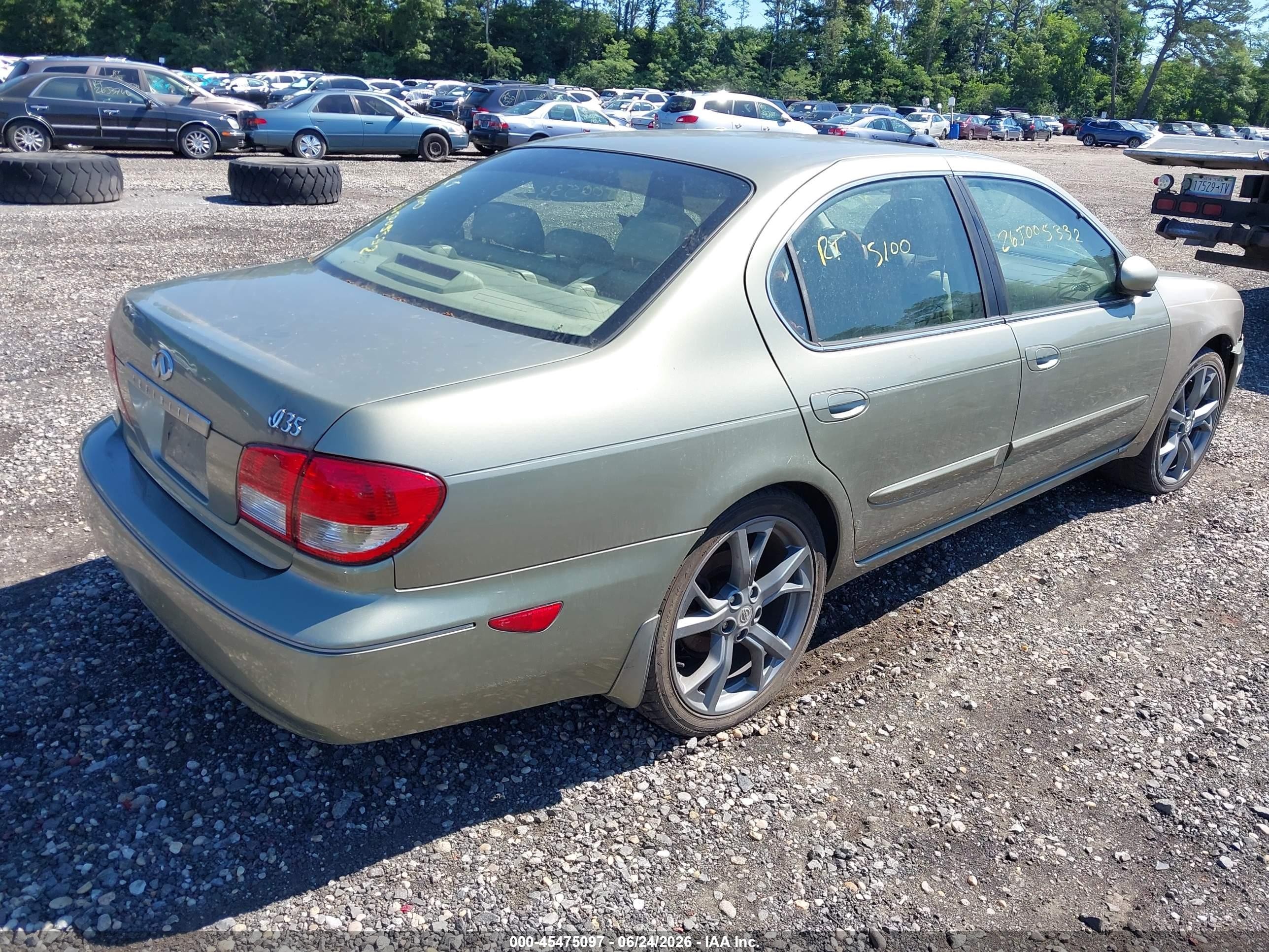 2003 Infiniti I35 Luxury Green vin: JNKDA31AX3T114936