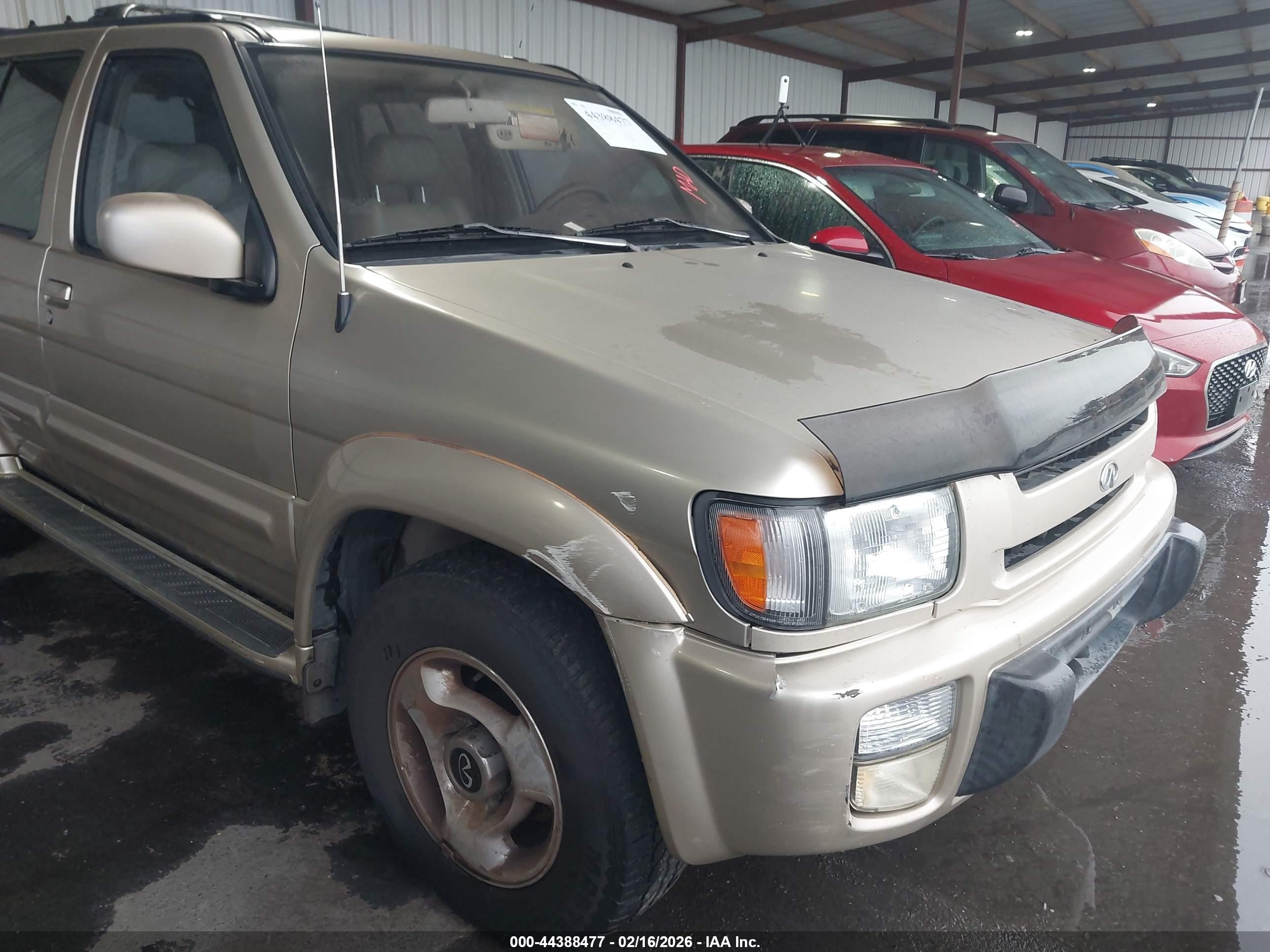 1998 Infiniti Qx4   Gold vin: JNRAR05Y6WW032918