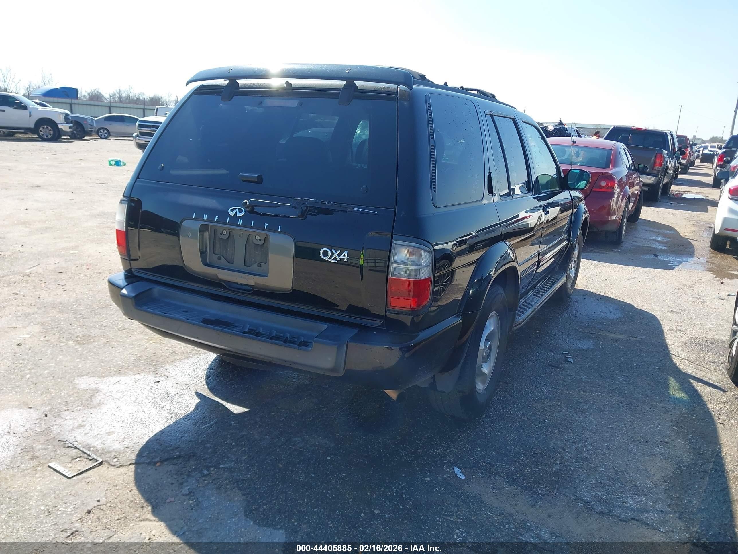 2000 Infiniti Qx4   Black vin: JNRAR07Y1YW082545