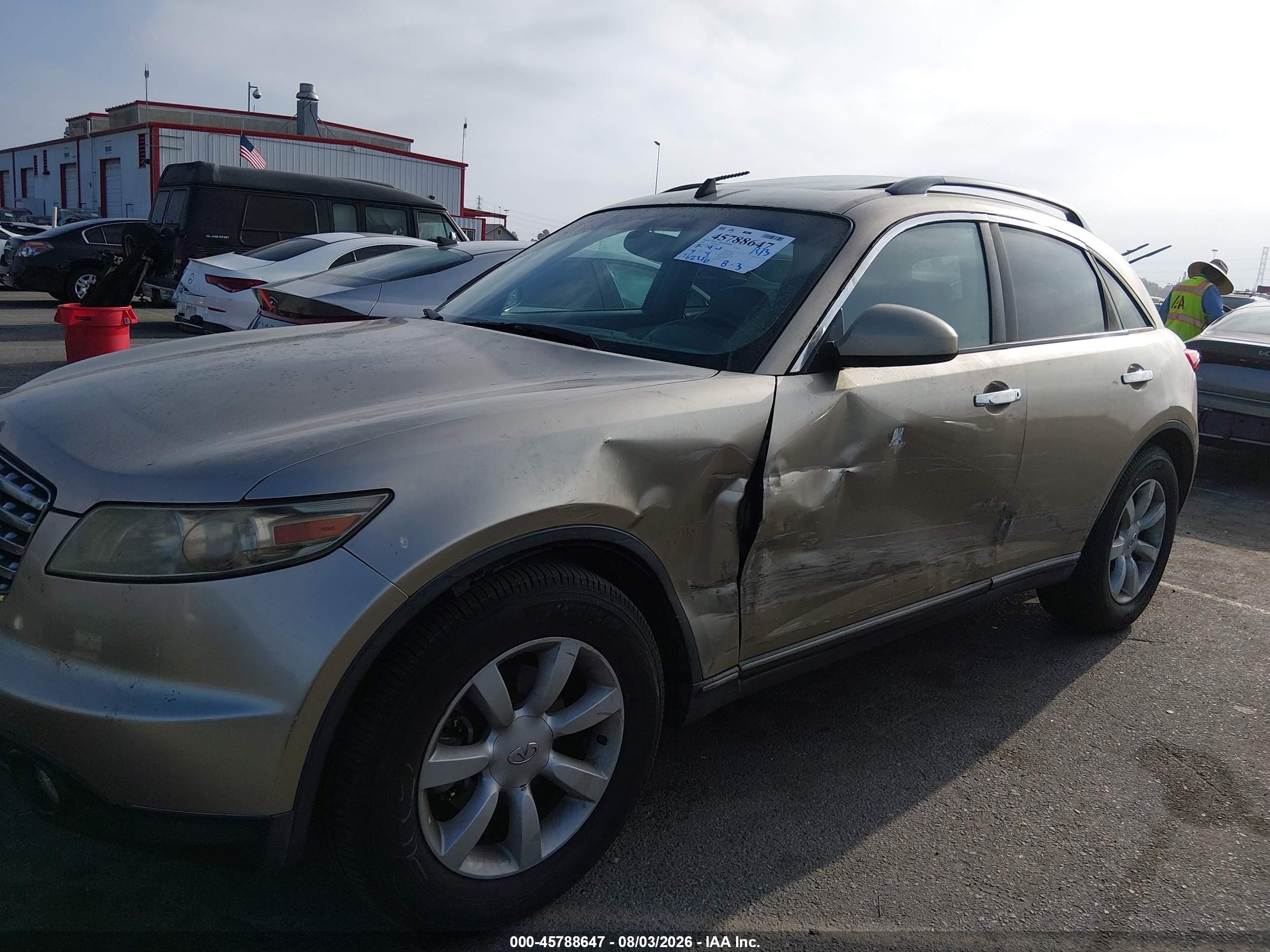 2004 Infiniti Fx35   Gold vin: JNRAS08U04X100179